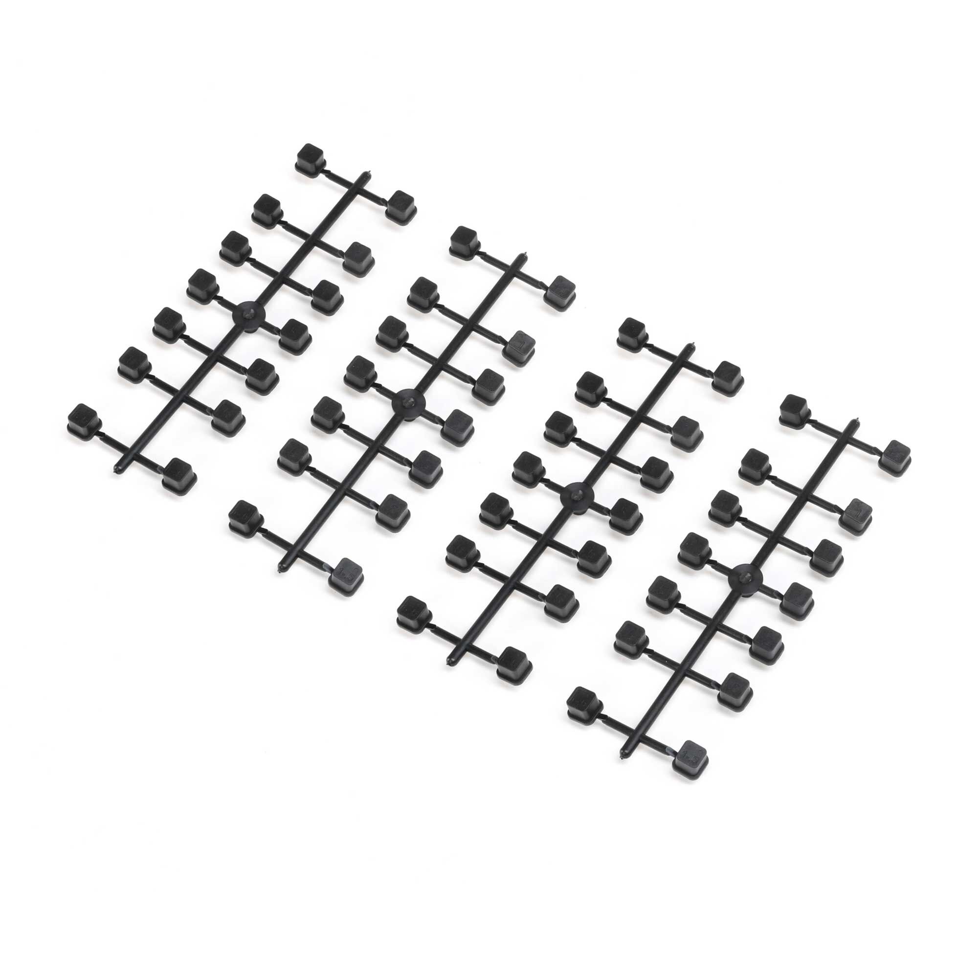 Team Losi Racing Insert Set, Adjustable Pivot: 8X, 8XE 2.0
