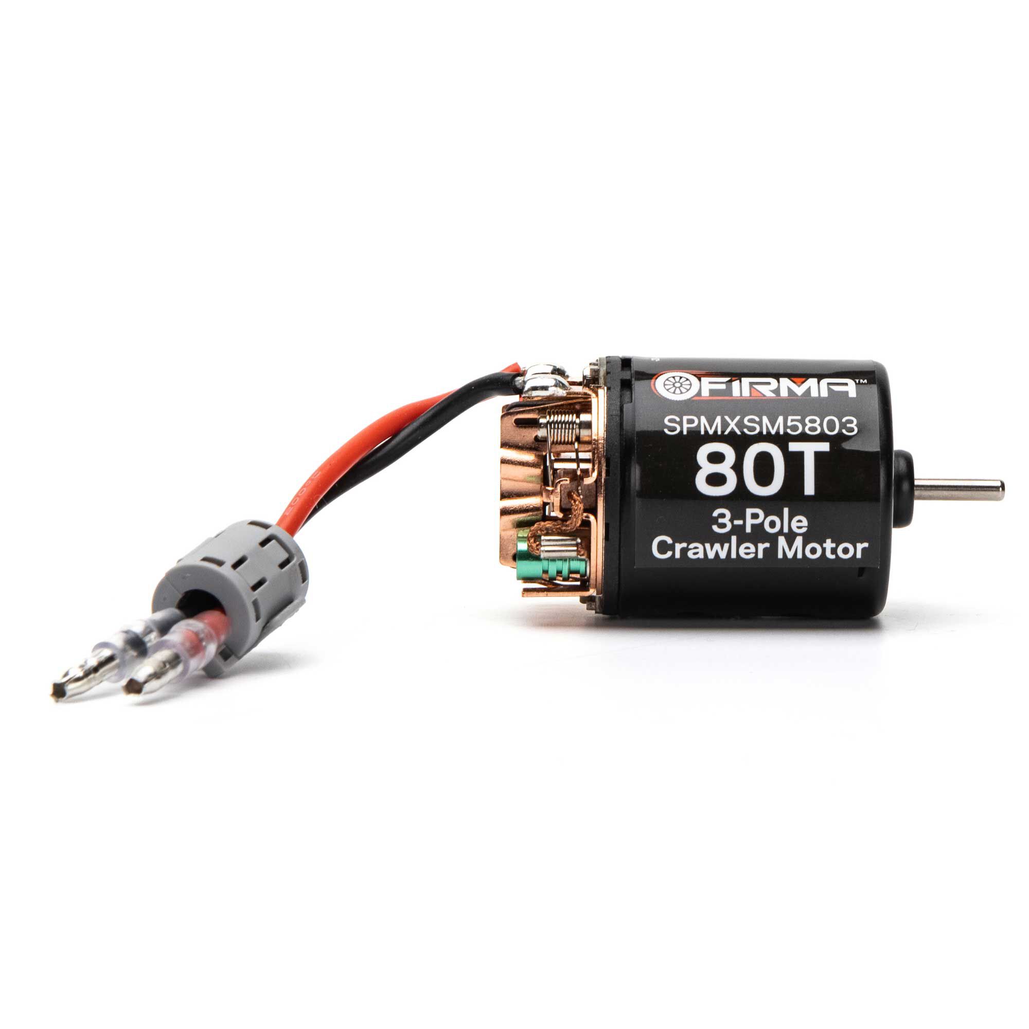 Spektrum Accessories Firma 80T Rebuildable 3-Pole Brushed Crawler Motor