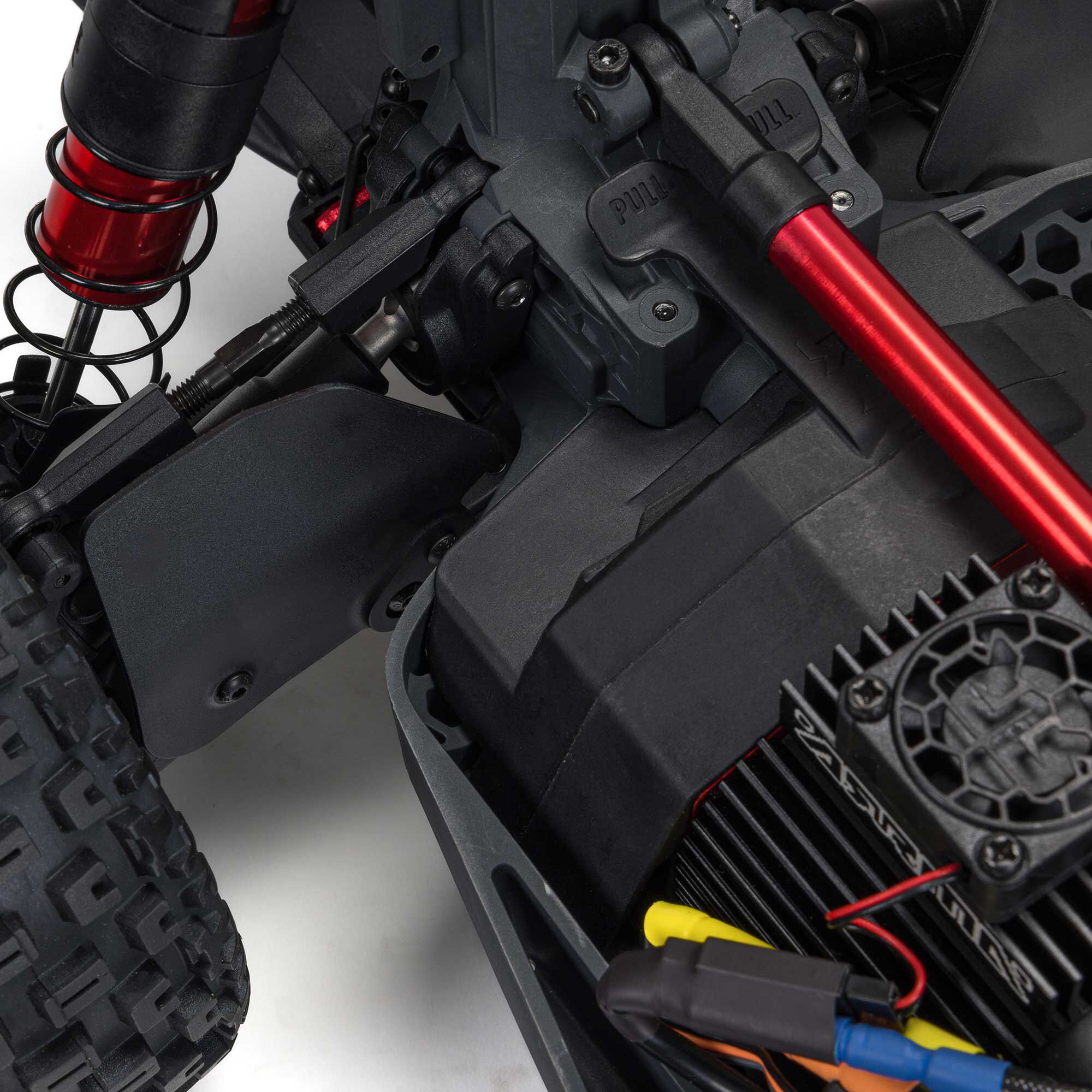 ARRMA 1/8 MOJAVE 4S 4X4 RTR Brushless Desert Truck, White/Red