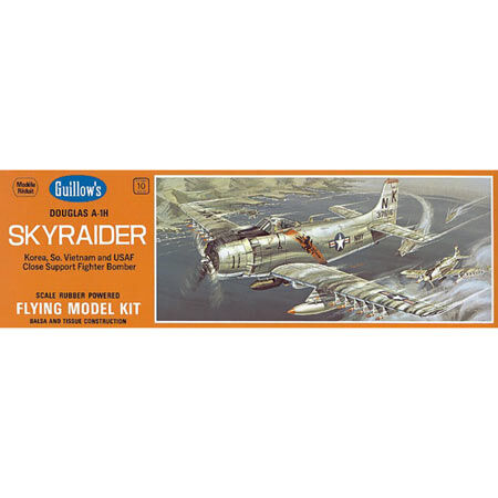Guillow Douglas A-1H Skyraider Kit, 17"