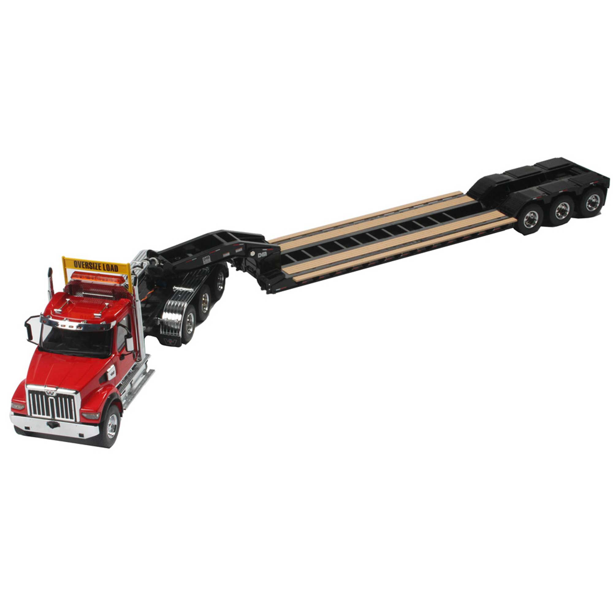 DCM/Racemasters 1/16 RC Caterpillar Western-Star 49X Truck & Trailer Combo