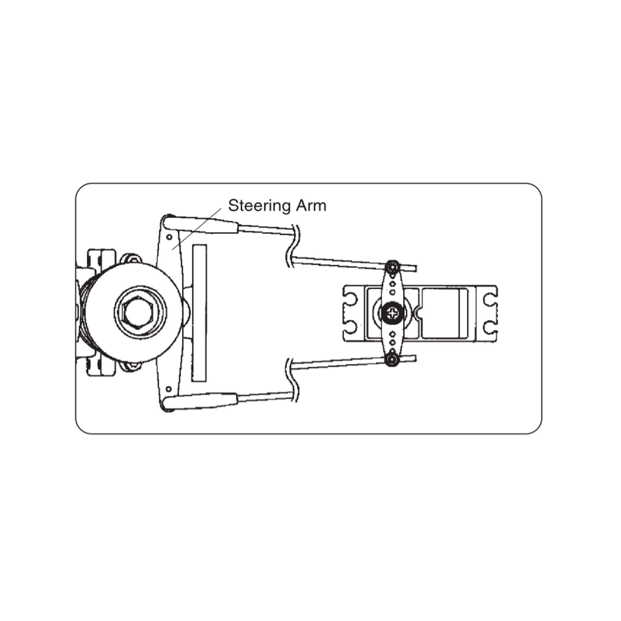 OS Engines Steering Arm: 21XM