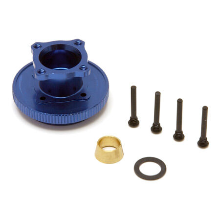Losi Flywheel & Collet, Aluminum: 8B 2.0