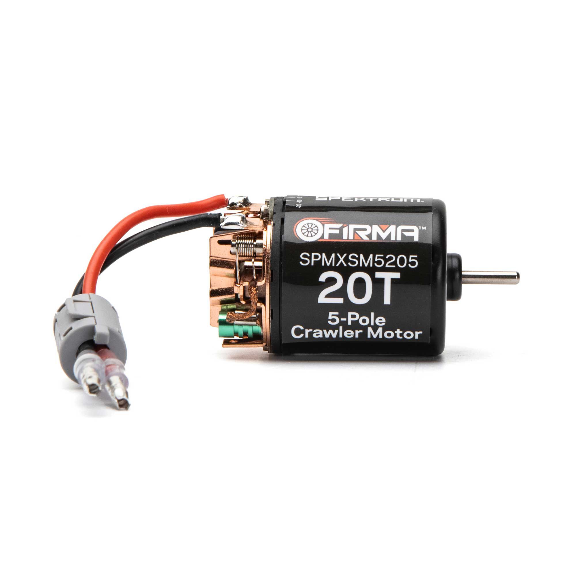 Spektrum Accessories Firma 20T Rebuildable 5-Pole Brushed Crawler Motor