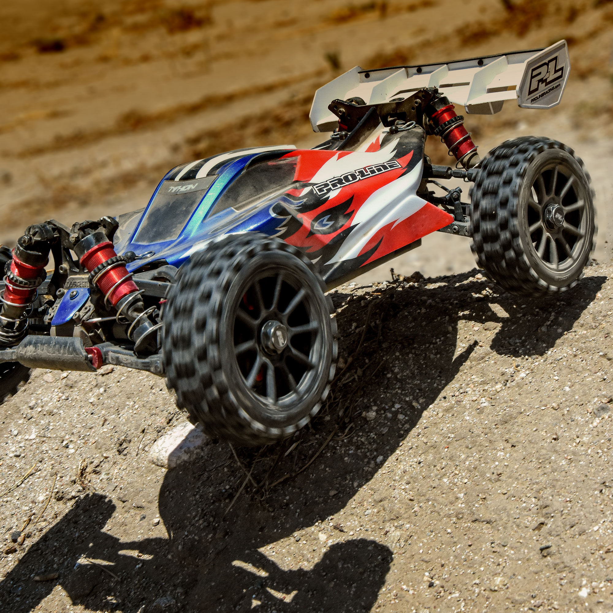 Pro-Line Racing 1/8 Badlands MX M2 F/R Buggy Tires Mounted 17mm Black Mach 10 (2)
