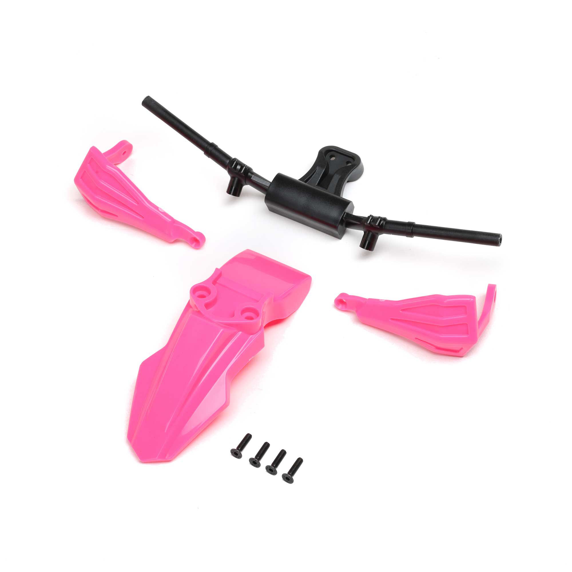 Losi Fender, Handguards & Handle Bars, Pink: PM-SM