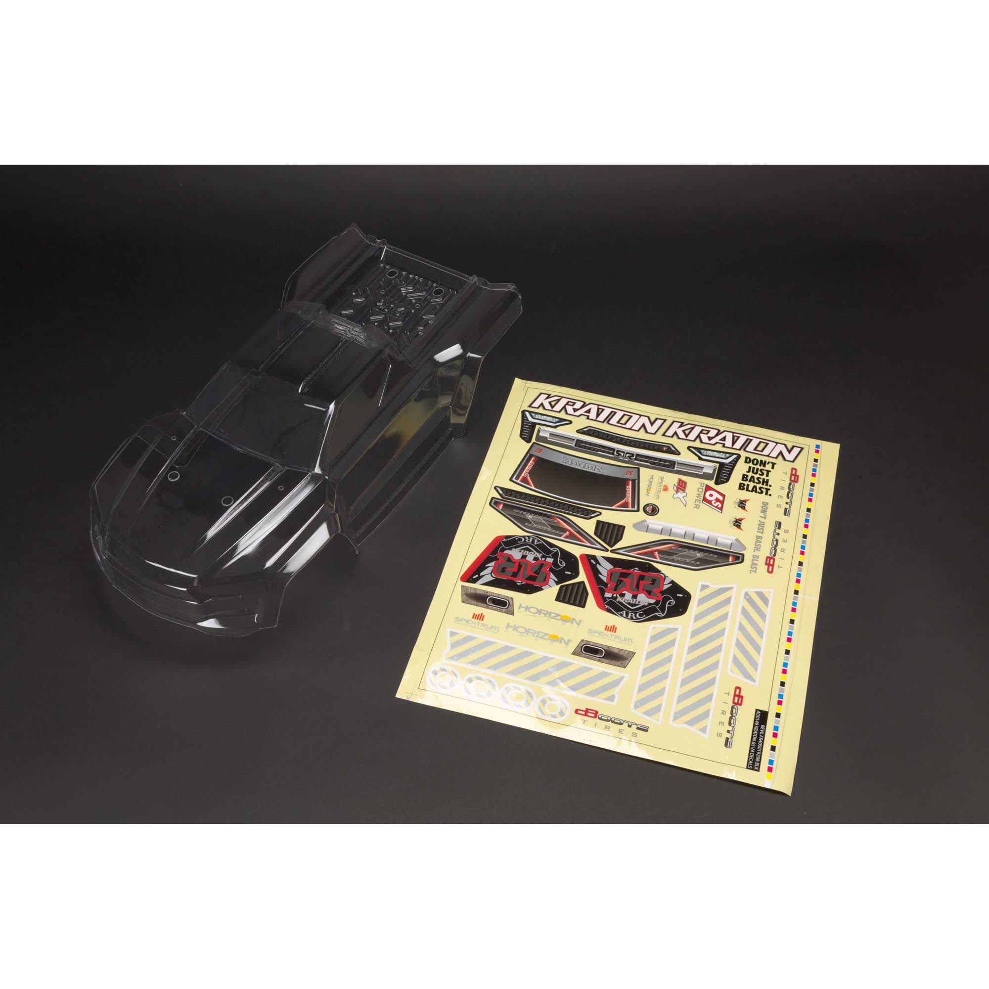 ARRMA Clear Body with Decals: KRATON 6S BLX