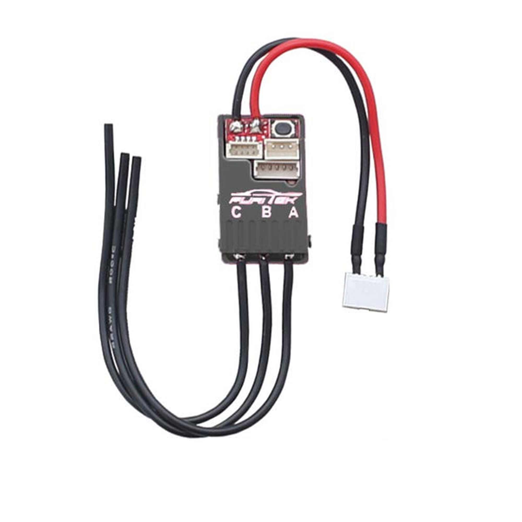 Furitek Cyclos 2S Lipo 20A/40A Brushless Sensored ESC, Aluminum Black Case: Drift/Race