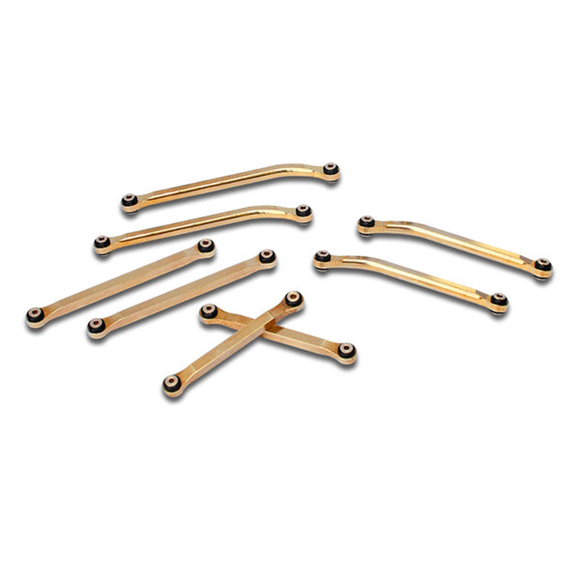 Furitek Brass High Clearance Links Set: SCX24 Bronco, C-10, Jeep