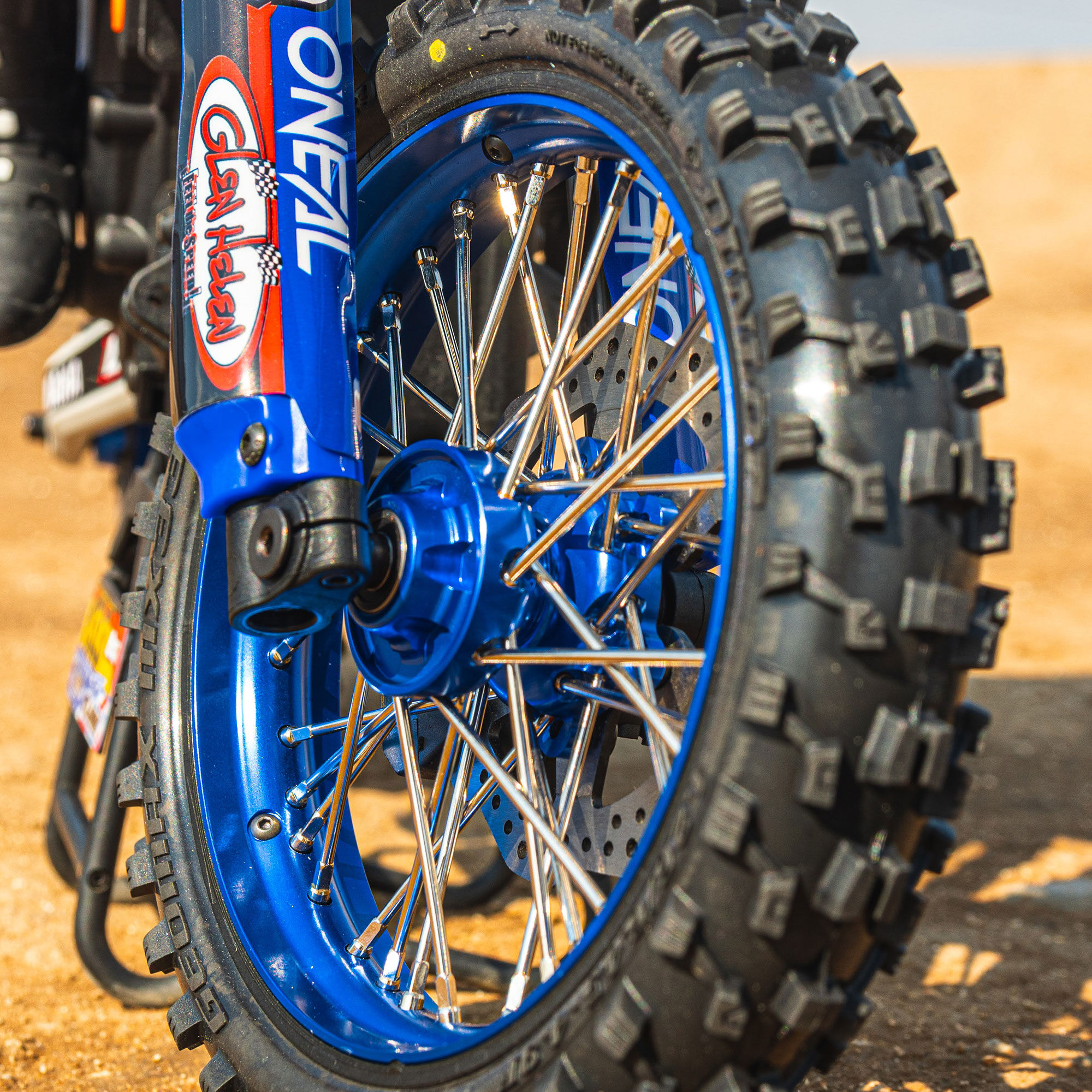 Pro-Line Racing 1/4 Pro-Spec Aluminum Front Rim Blue: Promoto-MX