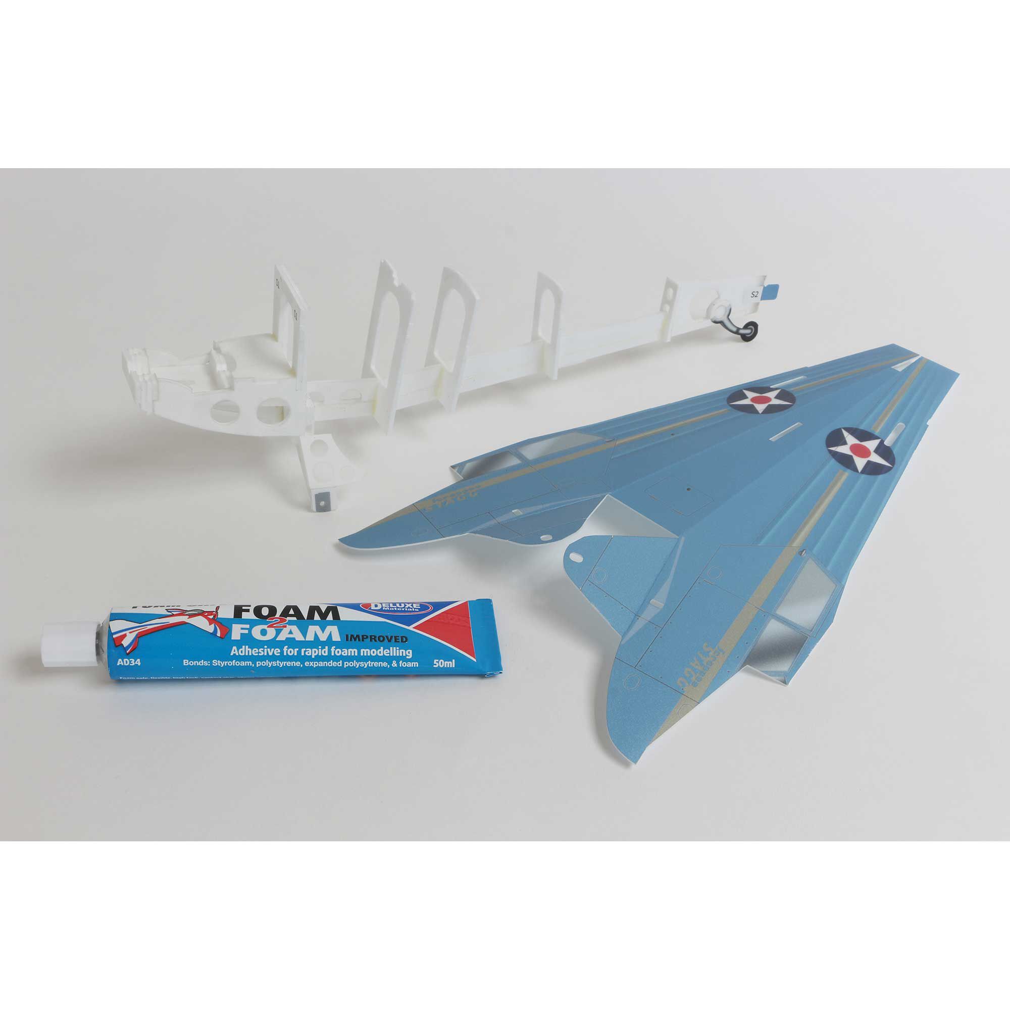 Deluxe Materials Foam 2 Foam, Foam Safe Glue (50ml): EPO, EPS, Wood