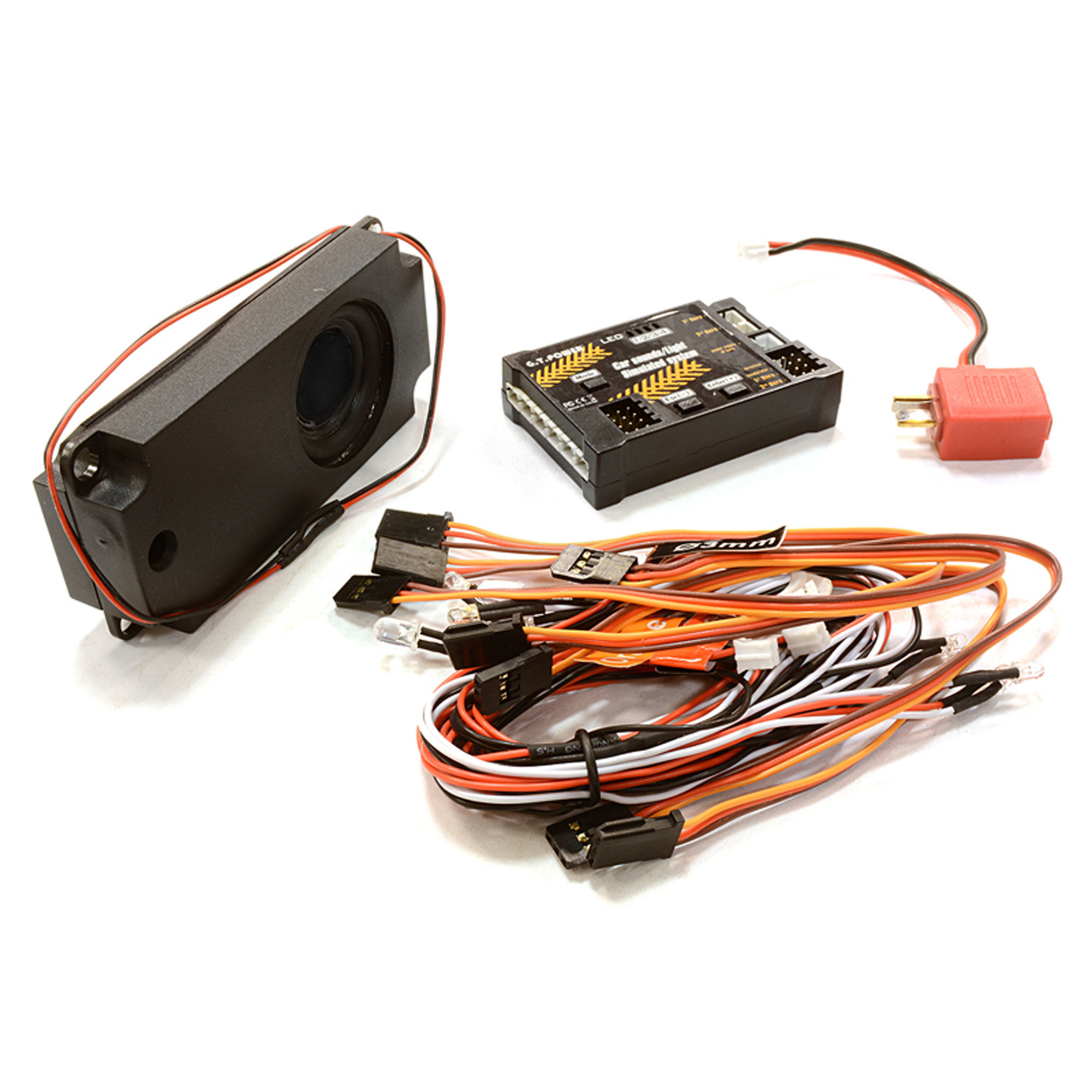 Integy G.T.Power Car Sounds Light System 6 LED 40 Voices