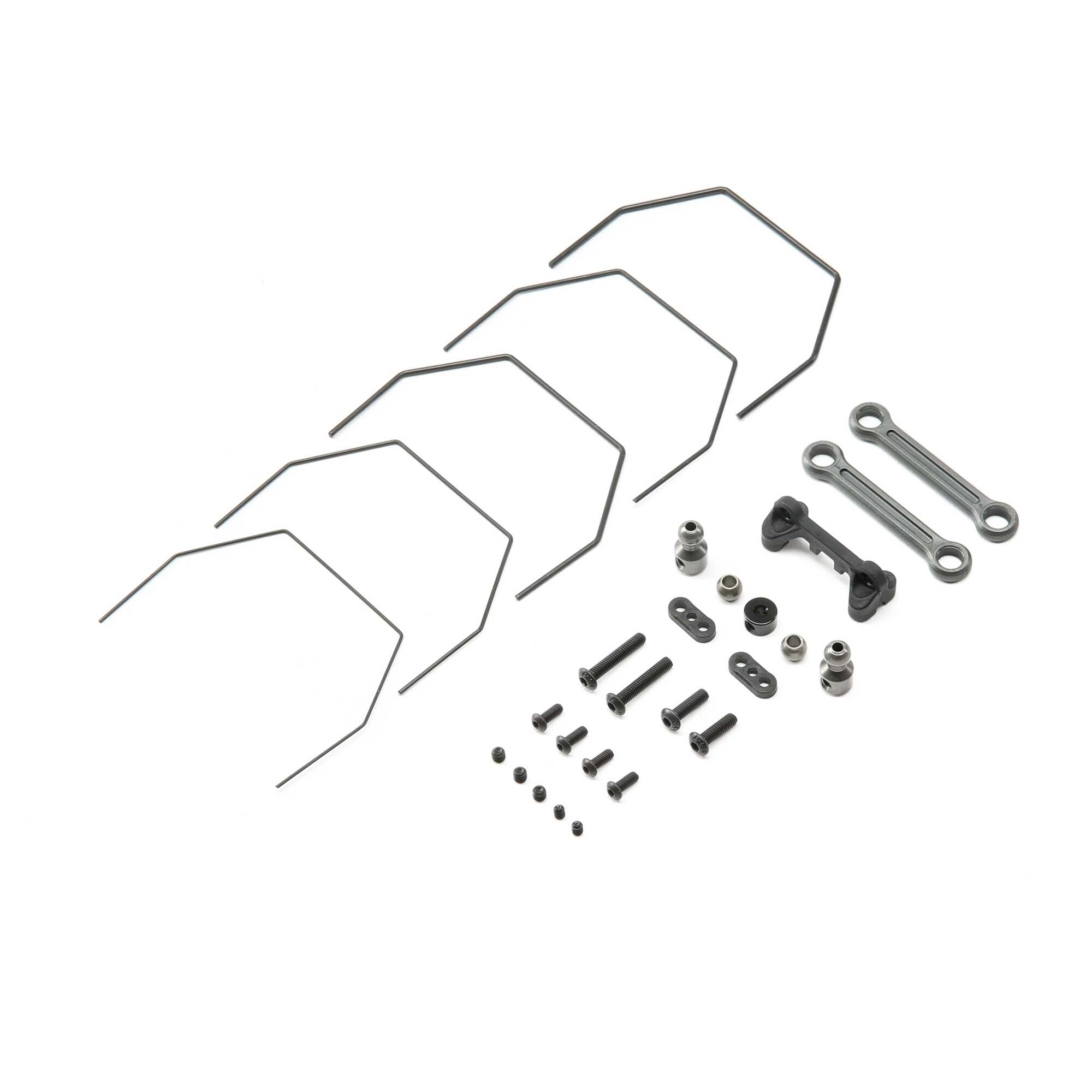 Team Losi Racing Rear Sway Bar Set: 22 4.0 Laydown