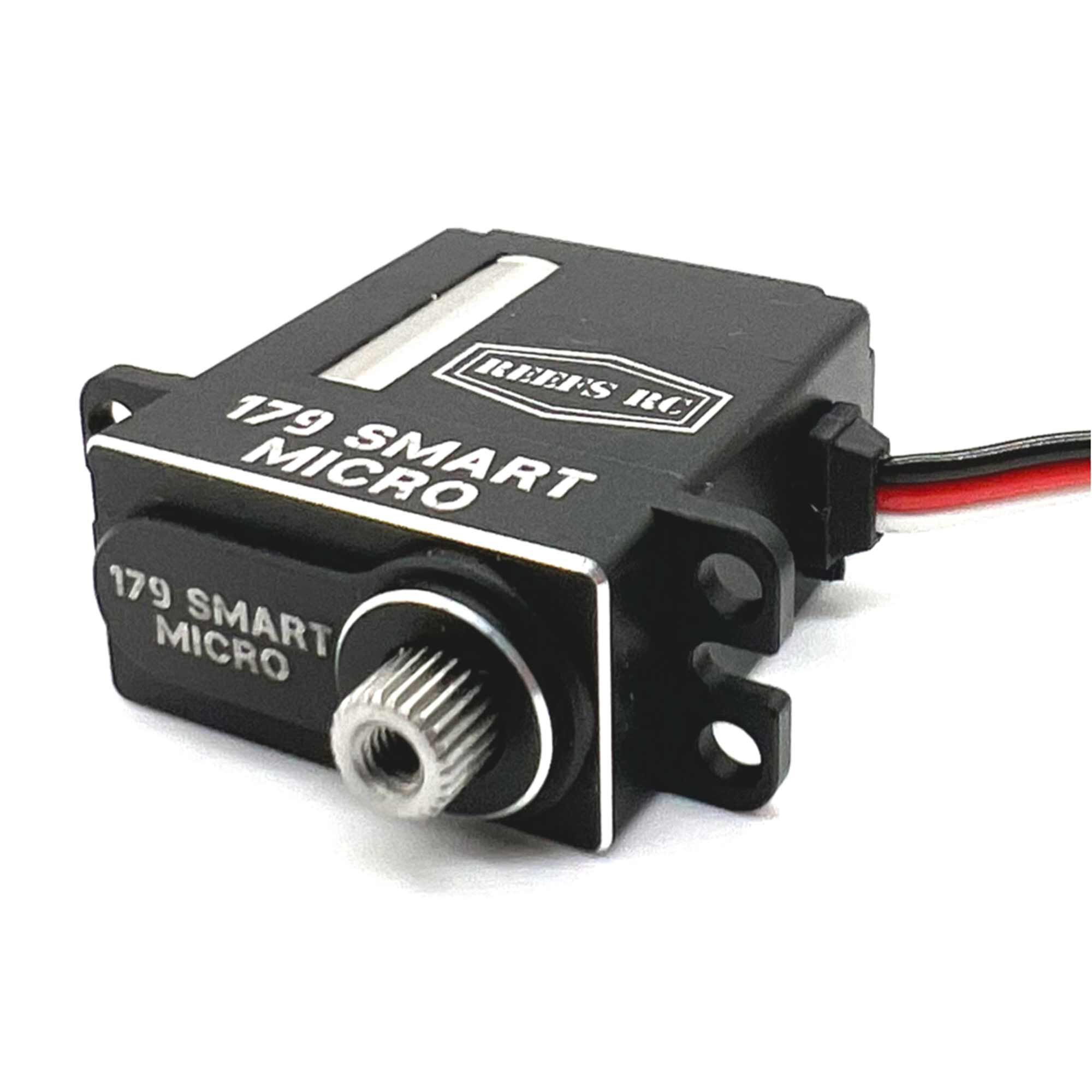 REEFS RC 179 Smart Micro Digital Metal Gear Waterproof Programmable Winch Servo, Black