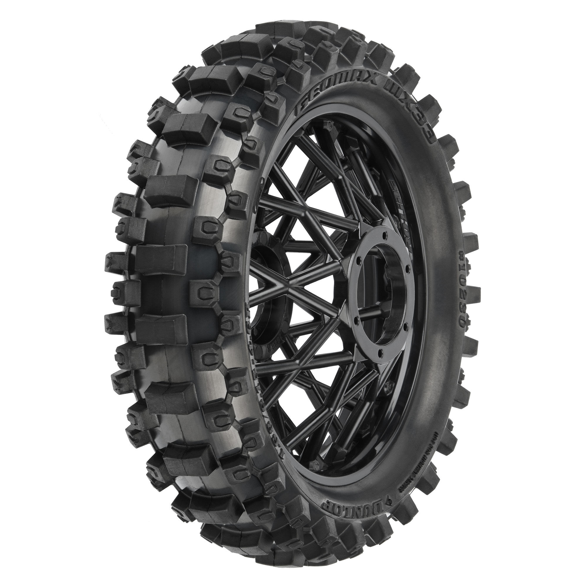 Pro-Line Racing 1/4 Dunlop Geomax MX33 CR4 Rear Tire MTD Black: Promoto-MX