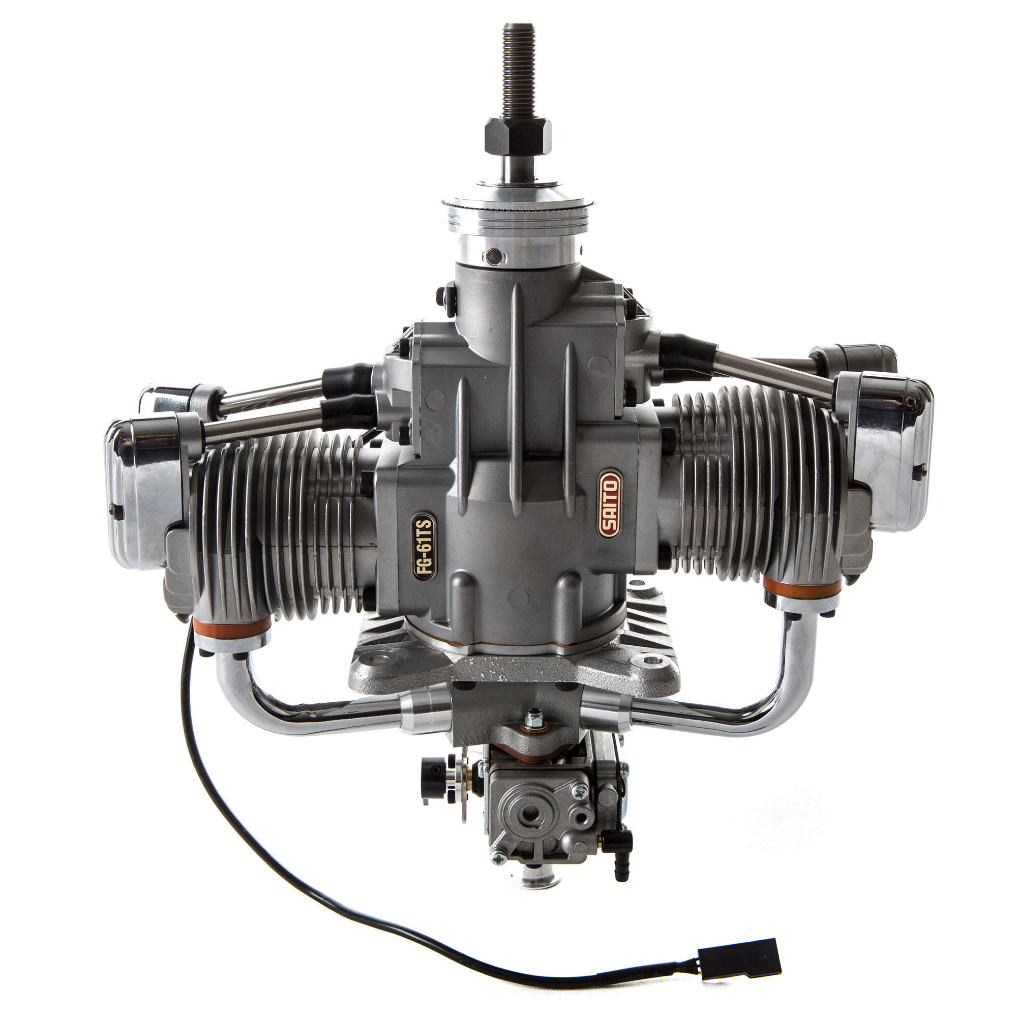 Saito Engines FG-61TS 61cc 4-Stroke Gas Twin Engine: CC