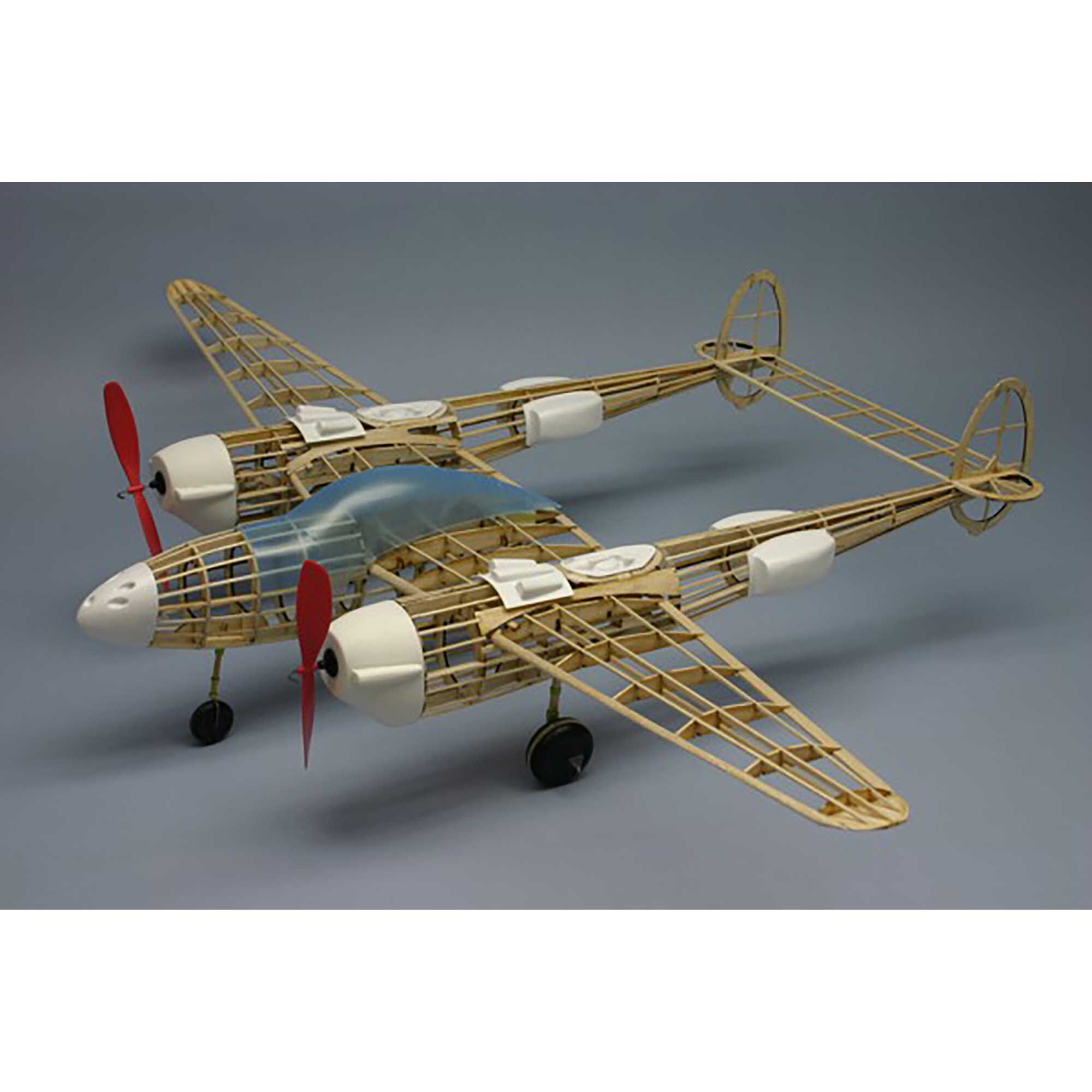 Dumas Products, Inc. P-38 F/M Rubber Powered Lightning Kit, 30"