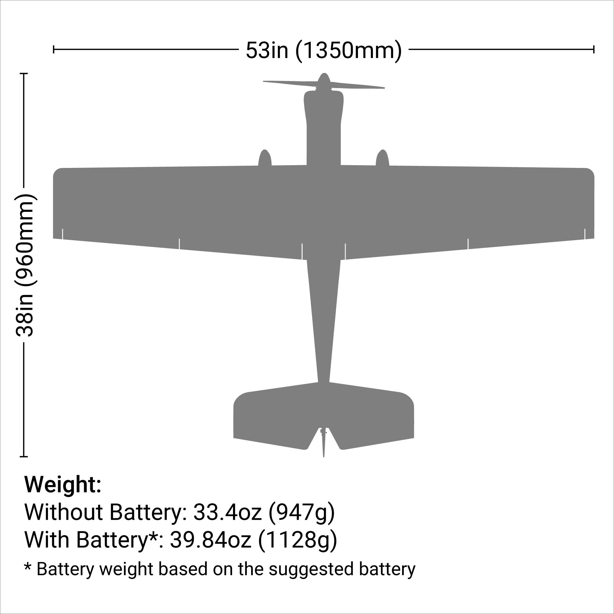 E-flite Valiant 1.3m BNF Basic with AS3X and SAFE Select