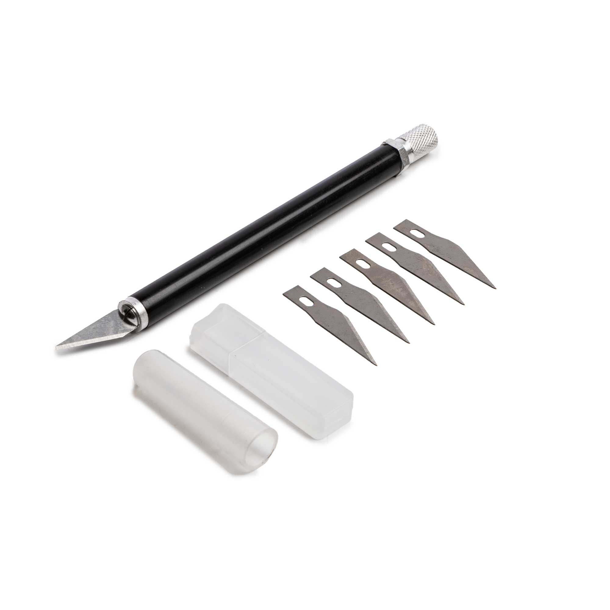 Hobby Essentials #1 Light Duty Soft Grip Knife With Blades (5)