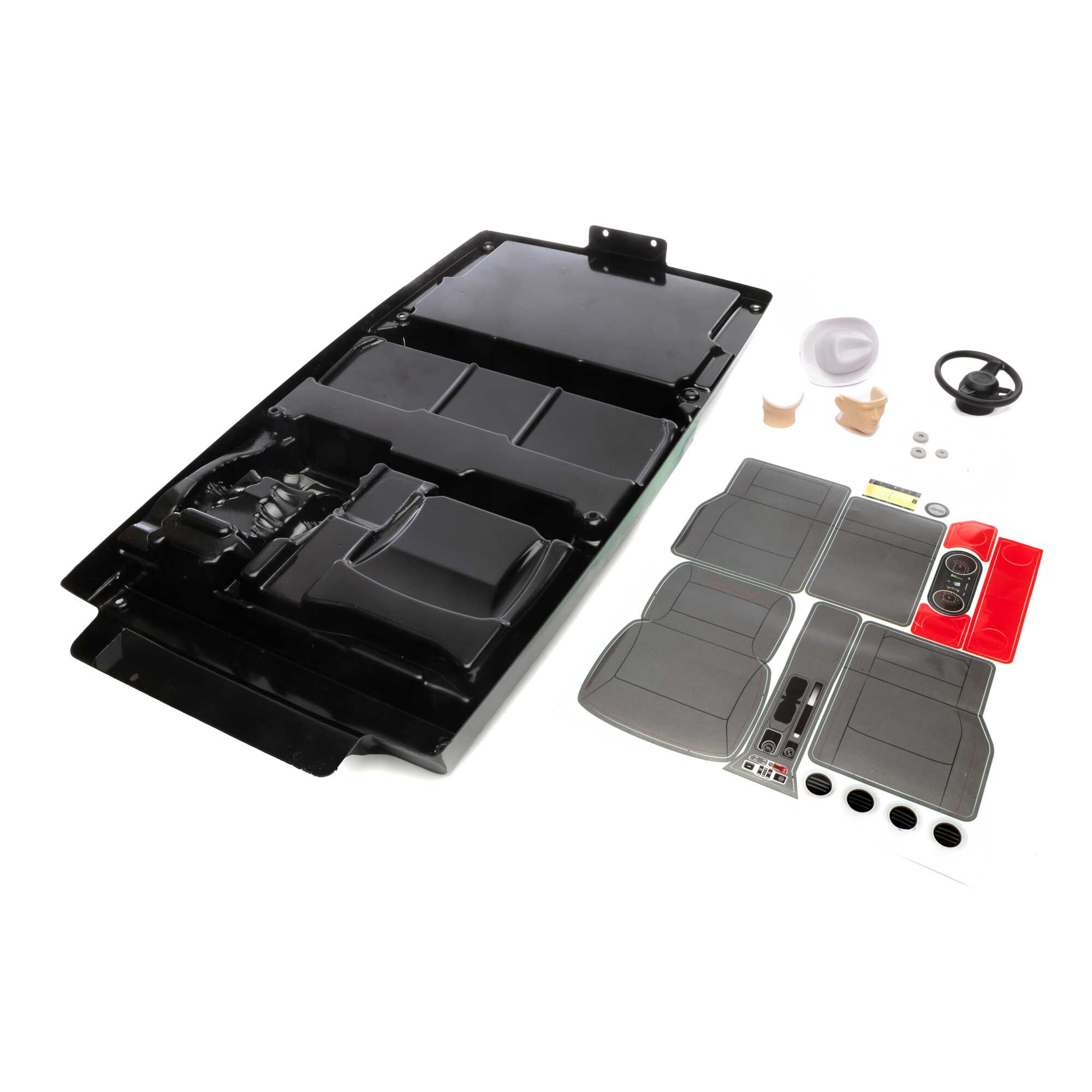 Axial SCX6: Jeep JLU Driver & Interior (Clear)