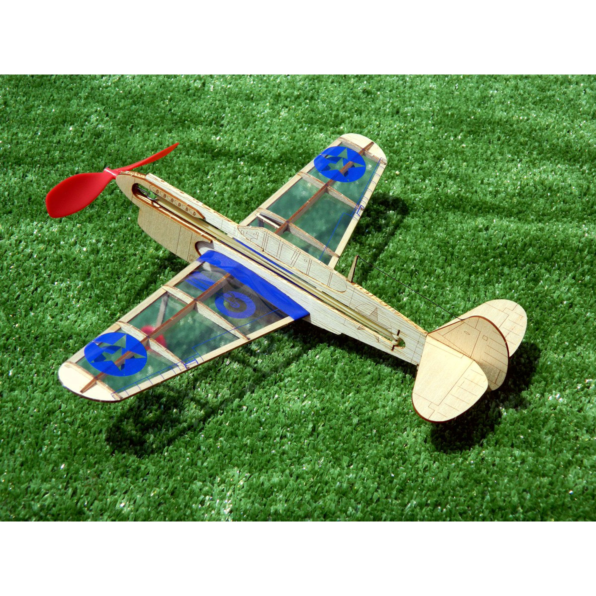 Guillow U.S. Warhawk Mini Model Kit, 11"