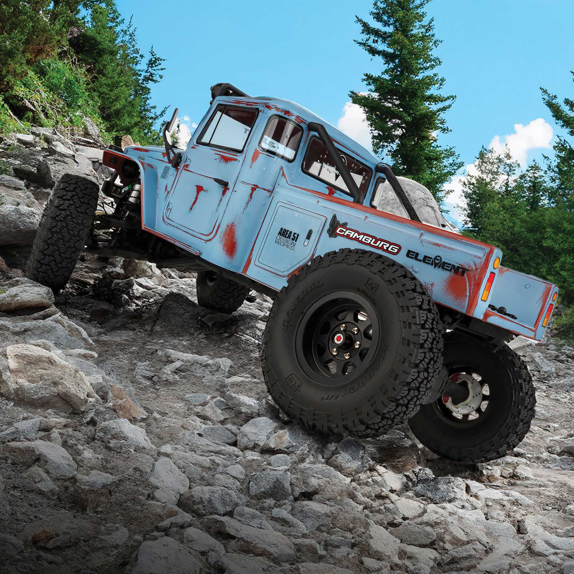Team Associated 1/10 Zuul IFS2 Enduro 4x4 Trail Truck RTR, Blue, LiPo Combo