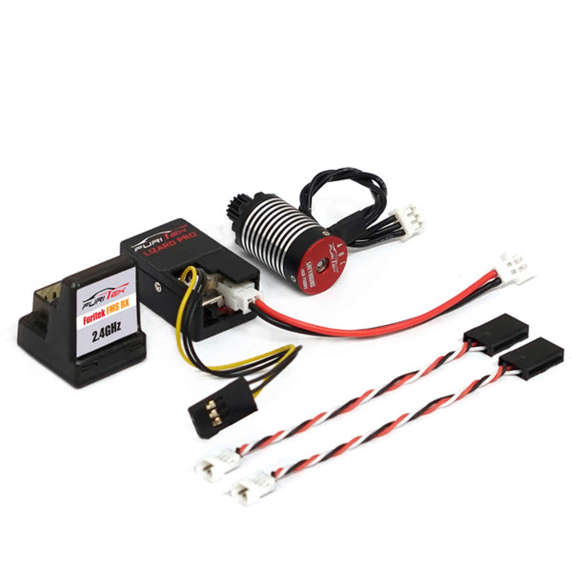 Furitek Monster Brushless Power System with Receiver: FCX24 Smasher