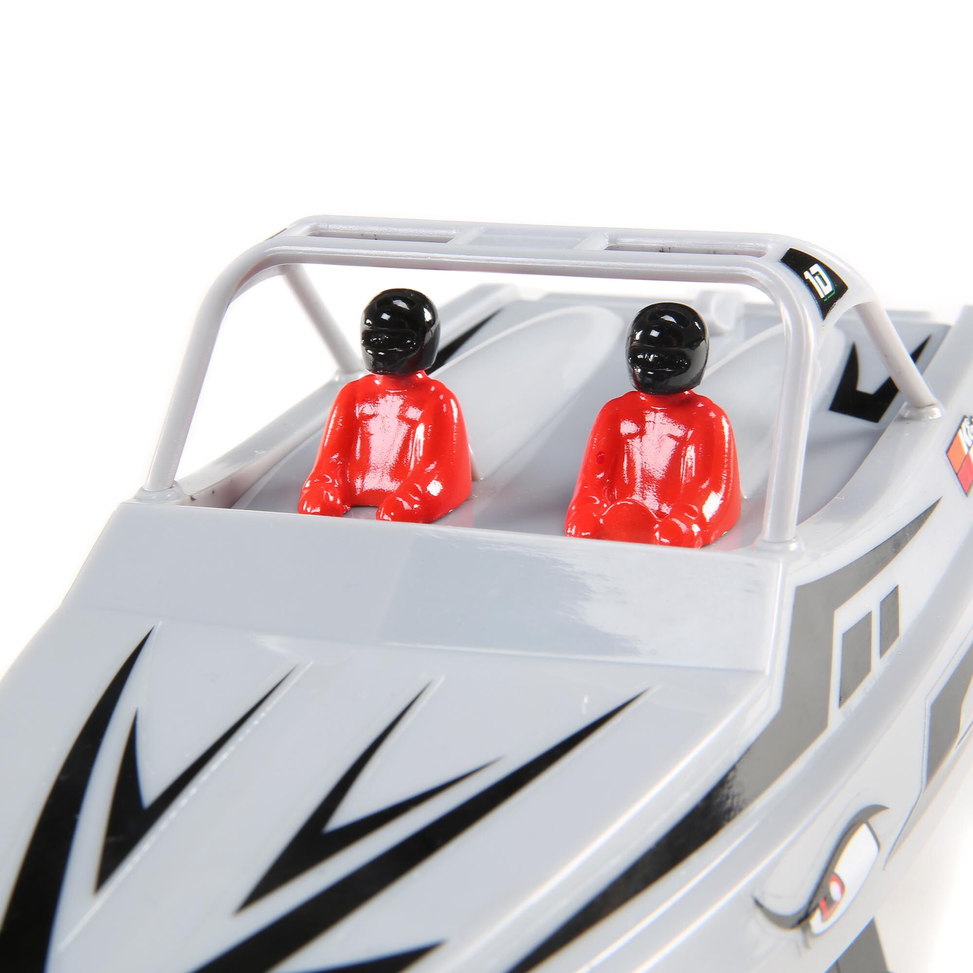 Pro Boat Sprintjet 9" Self-Righting Deep-V Jet Boat Brushed RTR, Silver