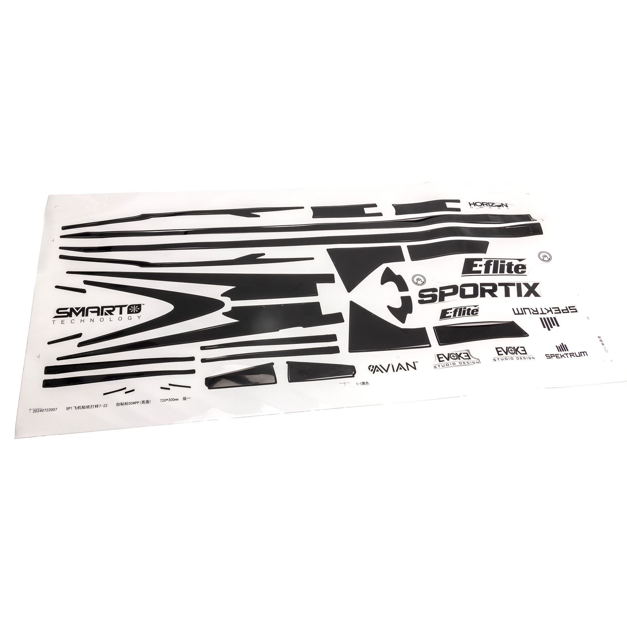 E-flite Decal Sheet: Sportix 1.1m