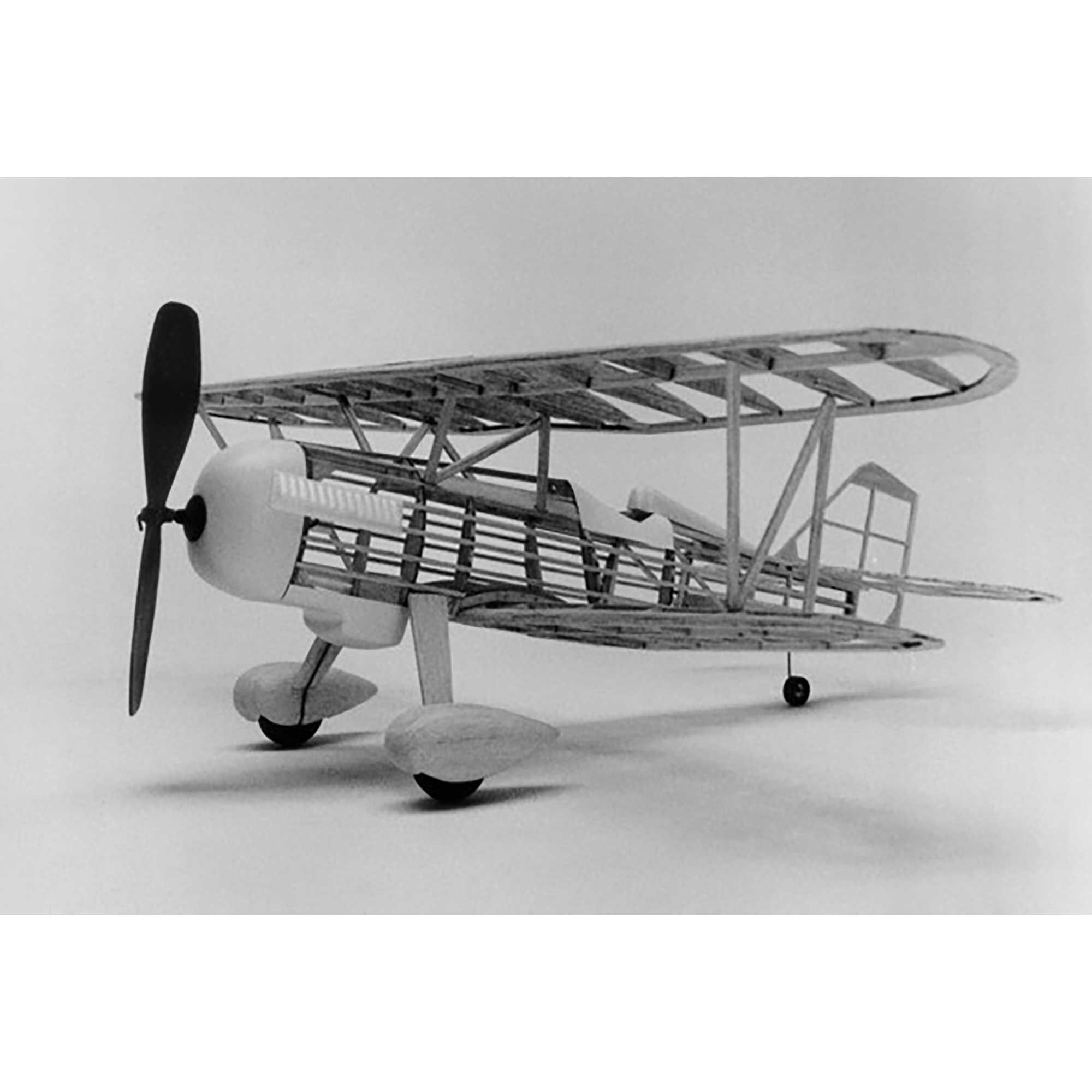 Dumas Products, Inc. Curtiss P6E Hawk Rubber Powered Kit, 17.5"