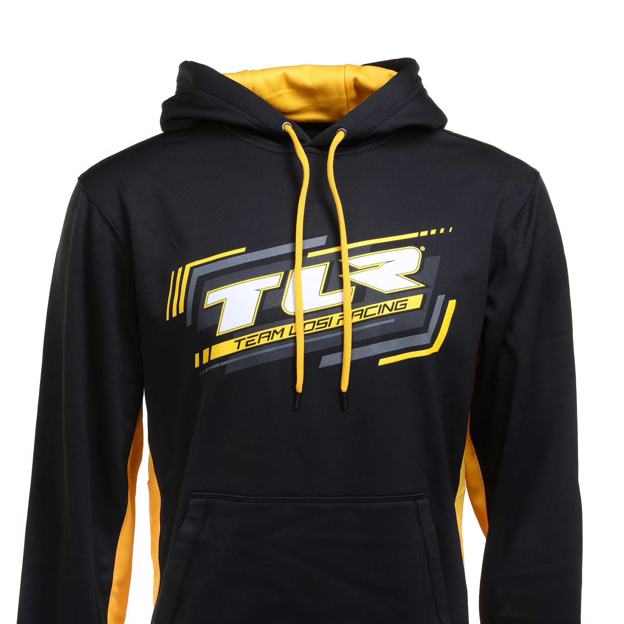 Team Losi Racing Black TLR Block Hoodie, XL