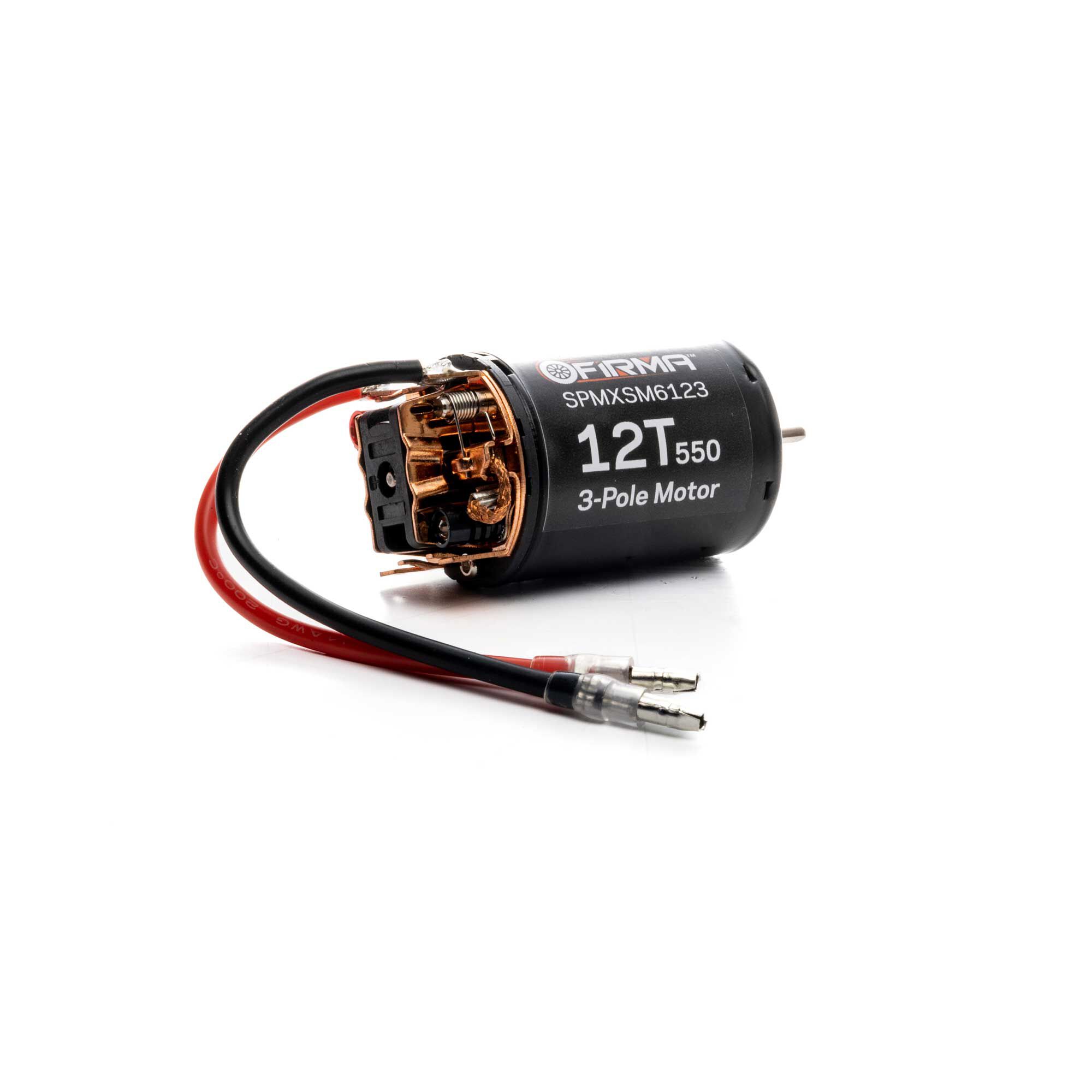 Spektrum Accessories Firma 12T Rebuildable 550 3-Pole Brushed Motor