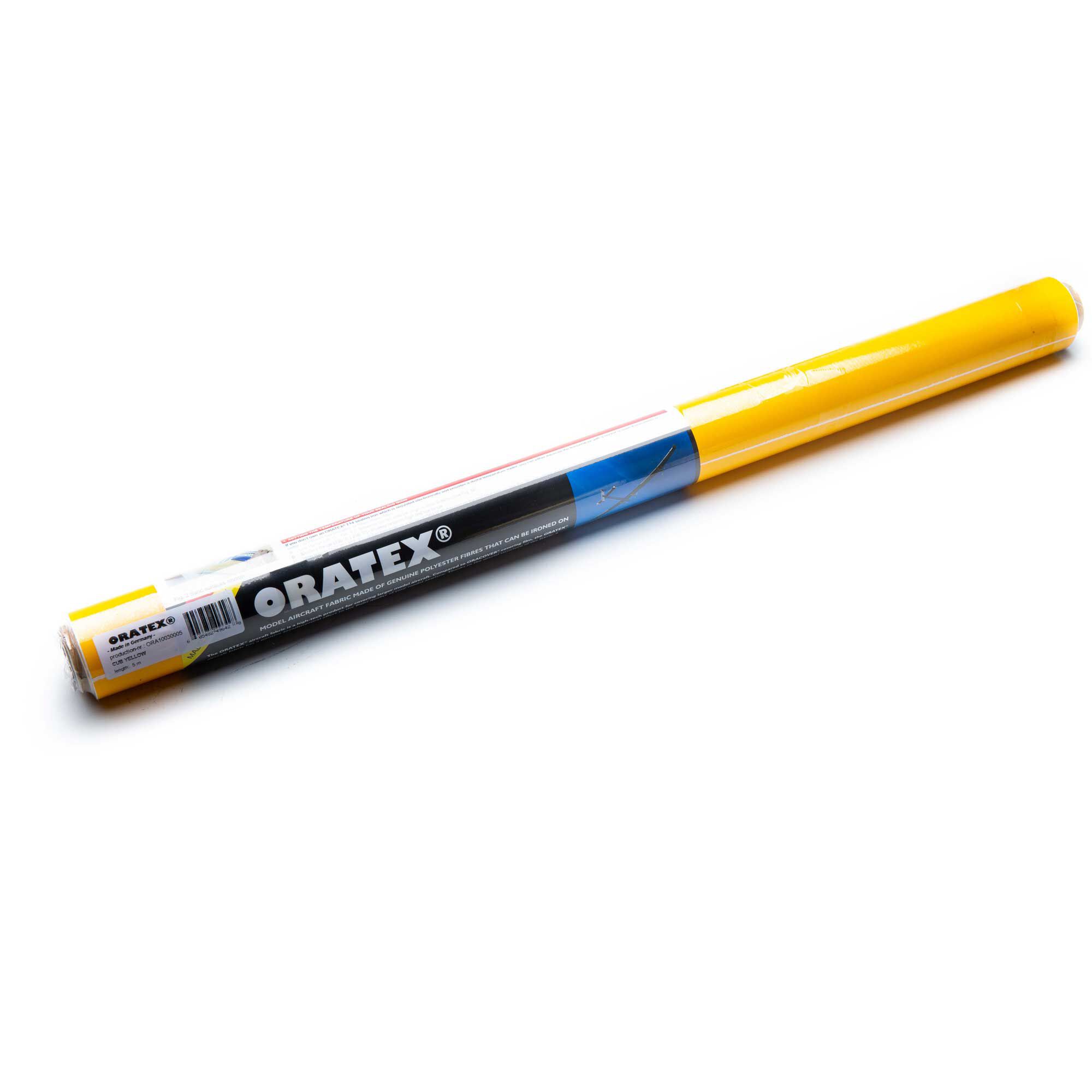 Oratex Fabric Covering, 5m Roll, Cub Yellow