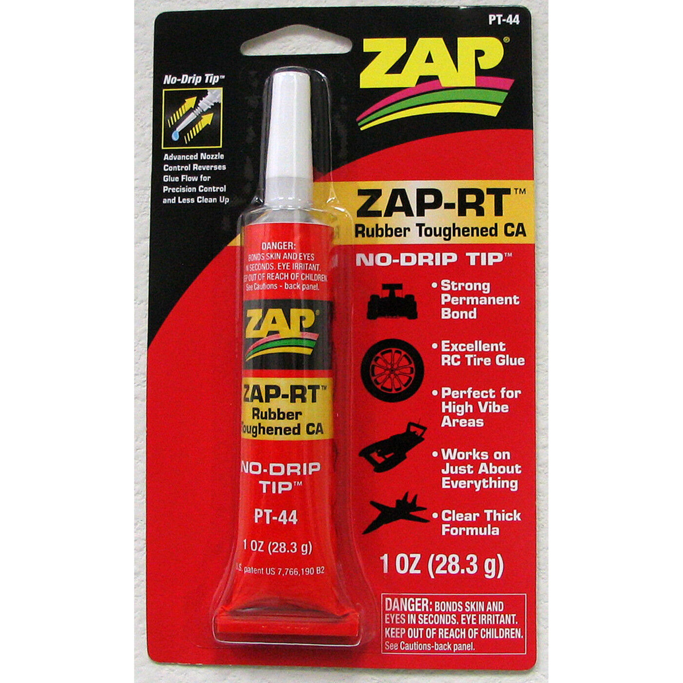 ZAP Glue ZAP-RT Rubber Toughened CA, 1 oz