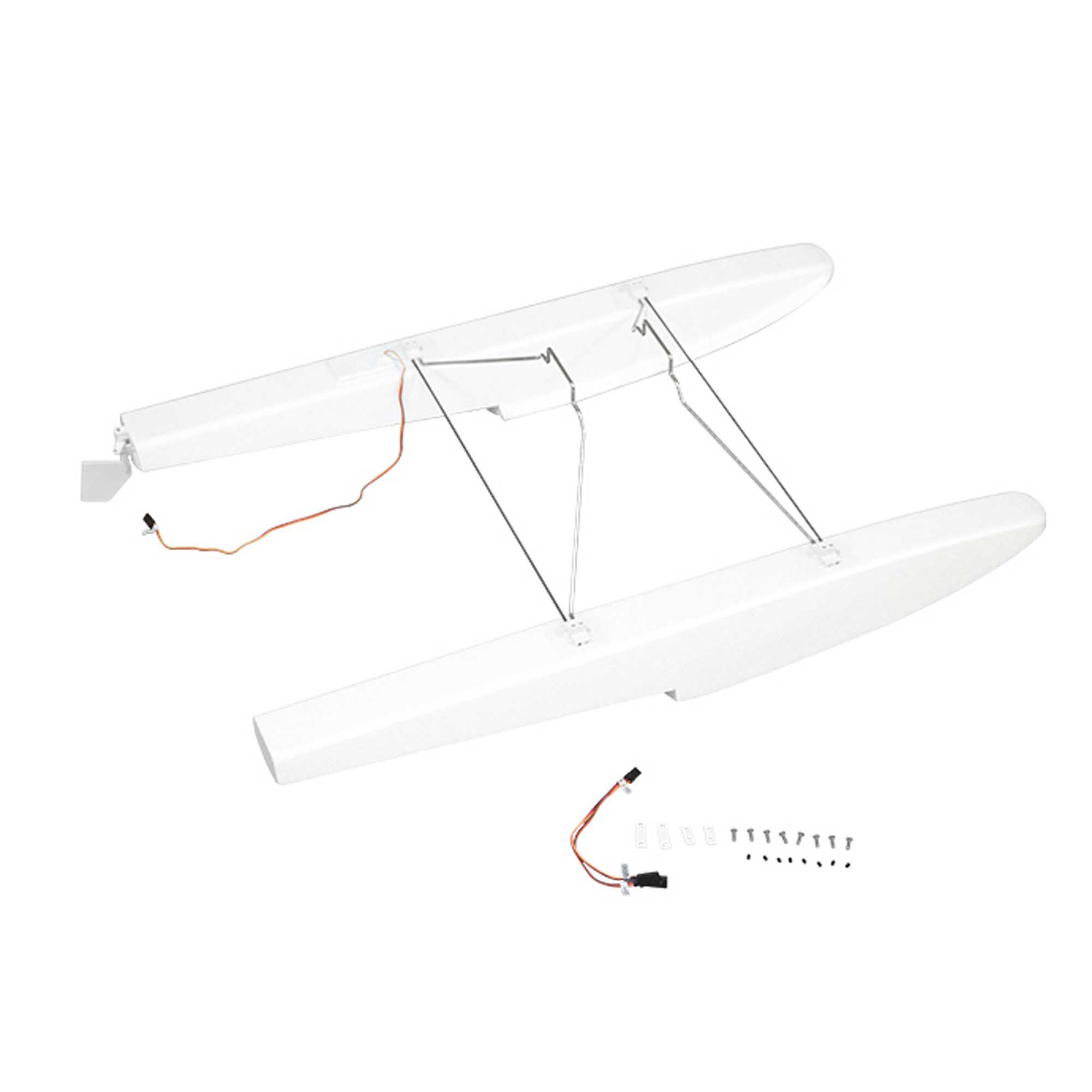 FMS Float Set with Steering Servo: PA-18 Super Cub 1700mm