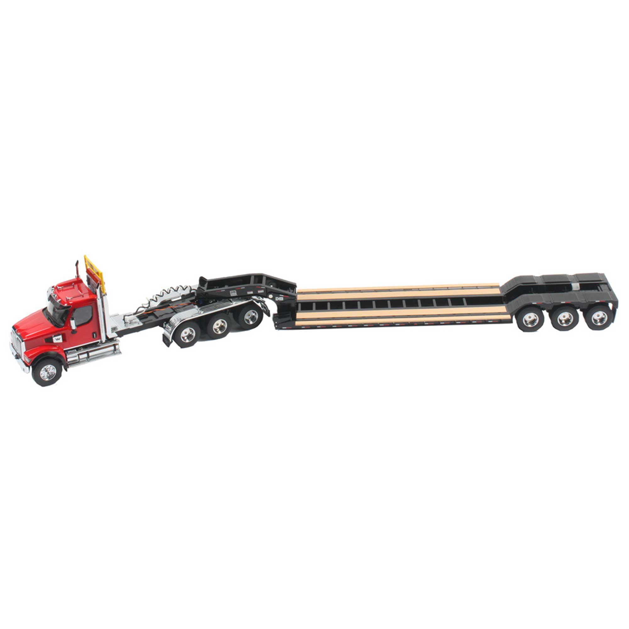 DCM/Racemasters 1/16 RC Caterpillar Western-Star 49X Truck & Trailer Combo