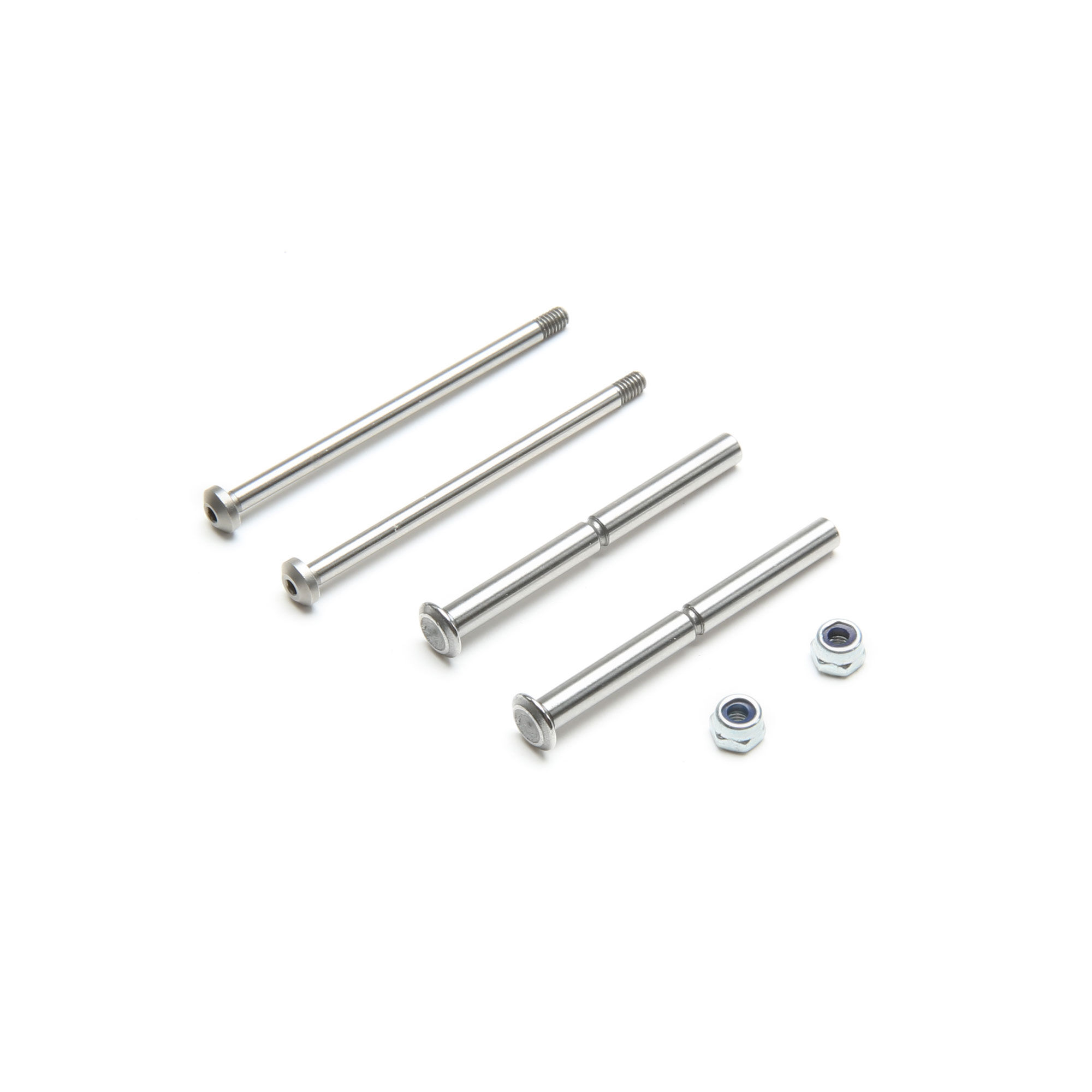 Team Losi Racing Front Hinge Pin and King Pin Set, Polished: All 22