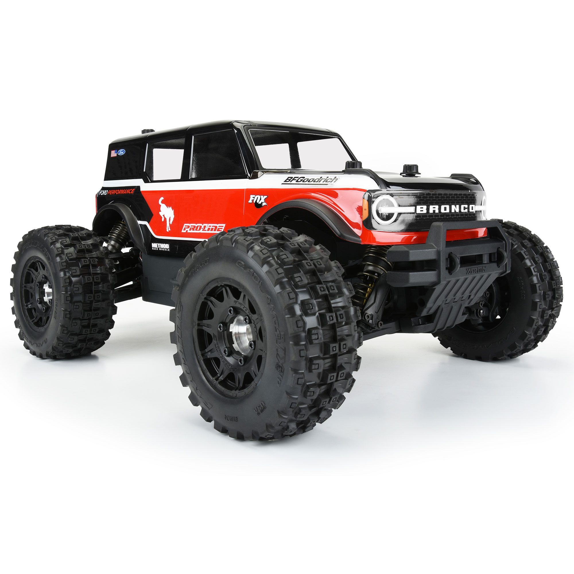 Pro-Line Racing 1/10 2021 Ford Bronco Clear Body: Granite, Vorteks