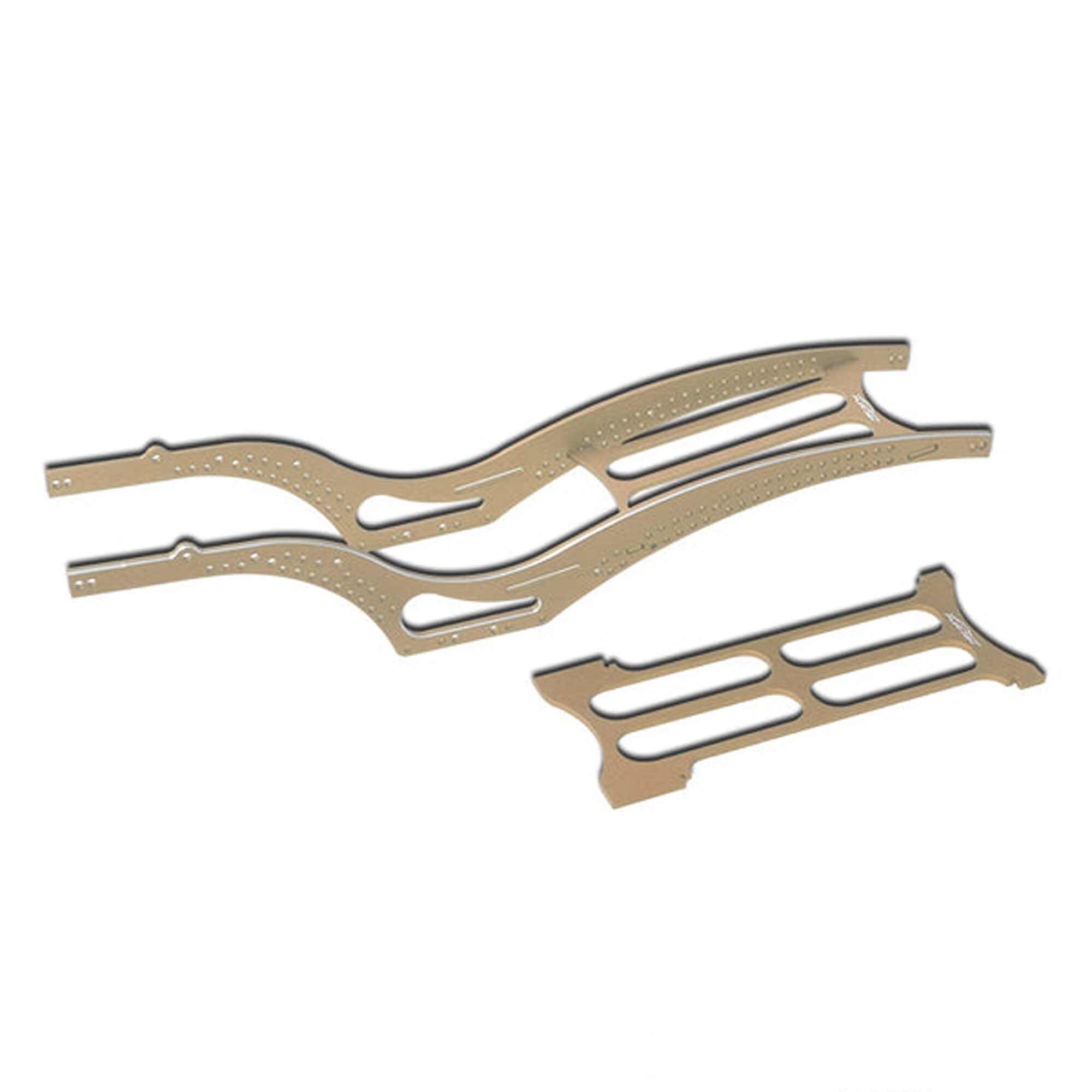 Furitek Scythe Aluminum Rail Frame, Beige: SCX24 Jeep Gladiator