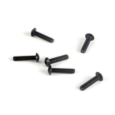Losi Button Head Screws, 4-40 x 1/2" (6)