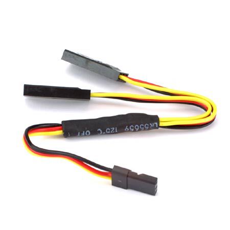 Hitec RCD Inc. Y-Harness: JR/RCD 6"