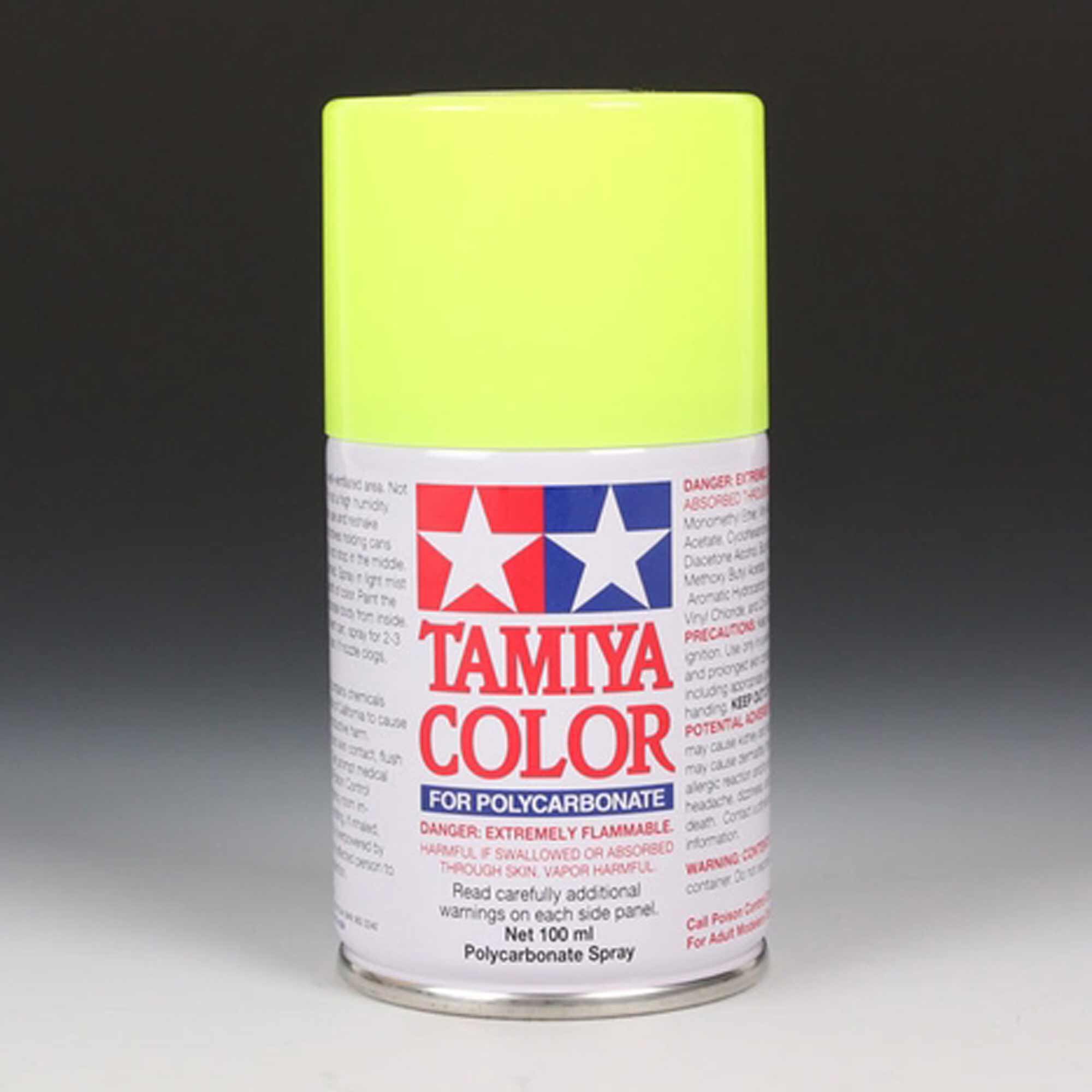 Tamiya Polycarbonate PS-27 Fluorescent Yellow, Spray 100ml
