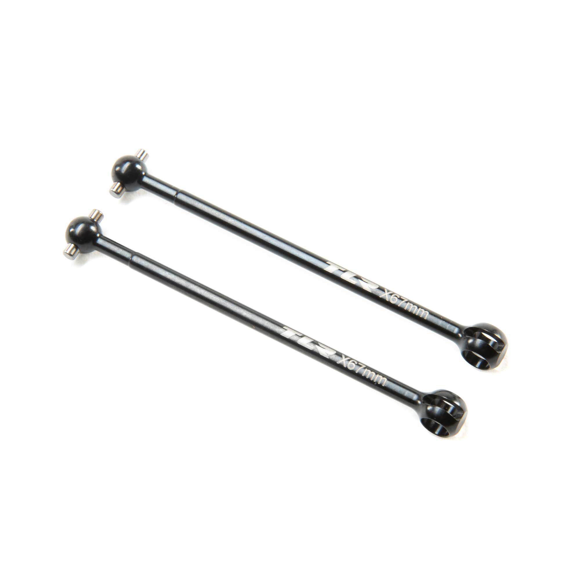 Team Losi Racing CVA Driveshaft Bones 67mm (2): 22X