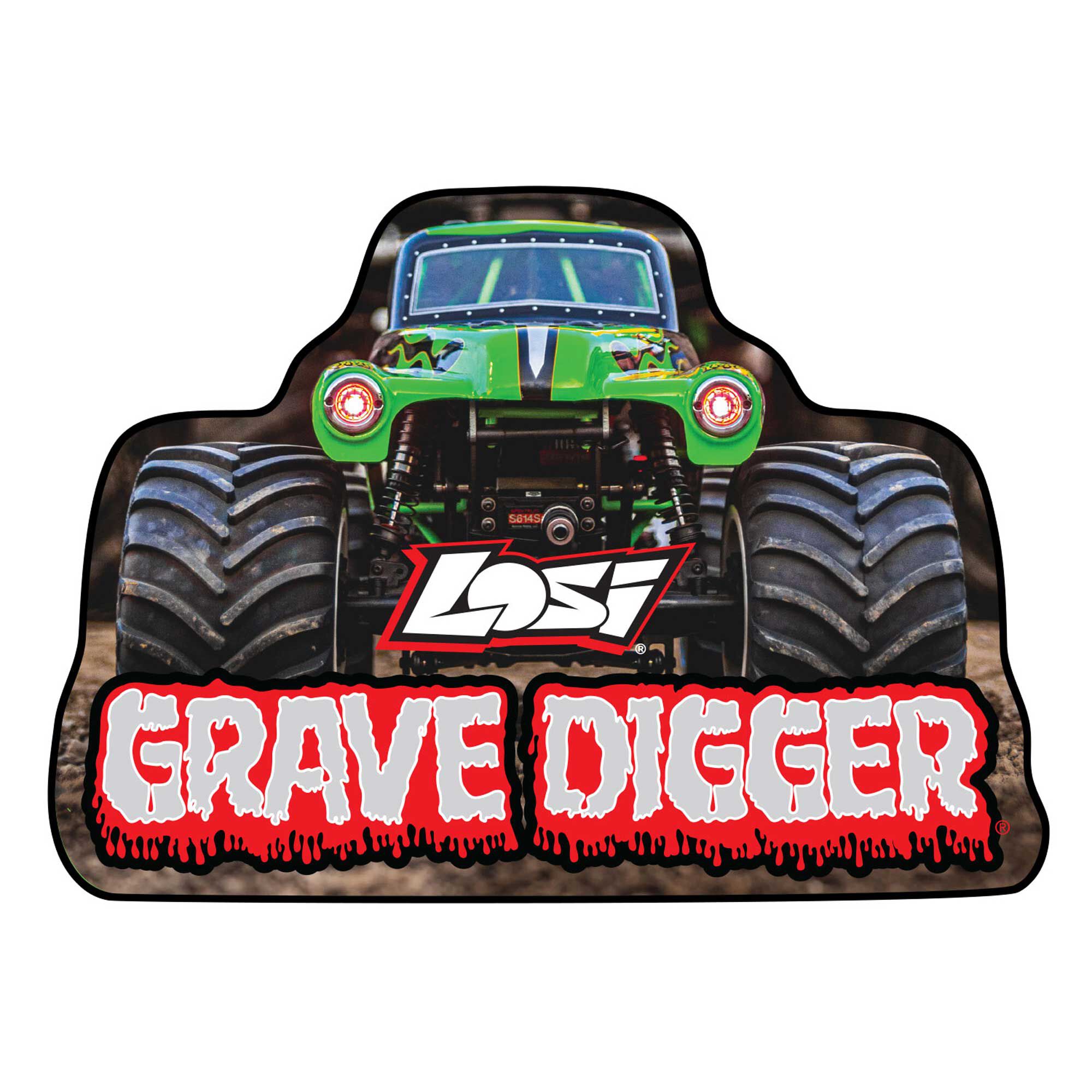 Losi Losi Grave Digger Sticker