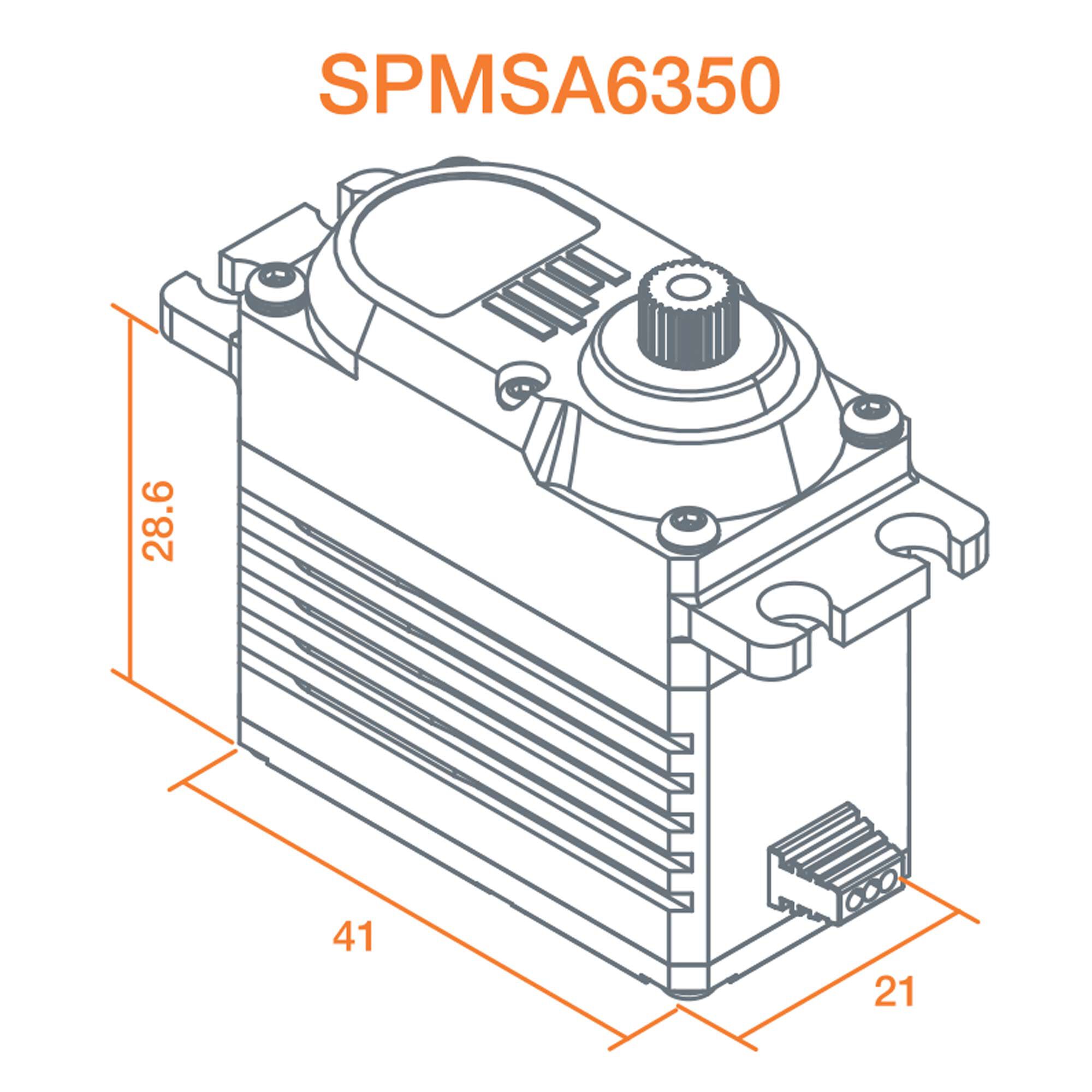 Spektrum A6350 Ultra Torque / High Speed Brushless HV Servo