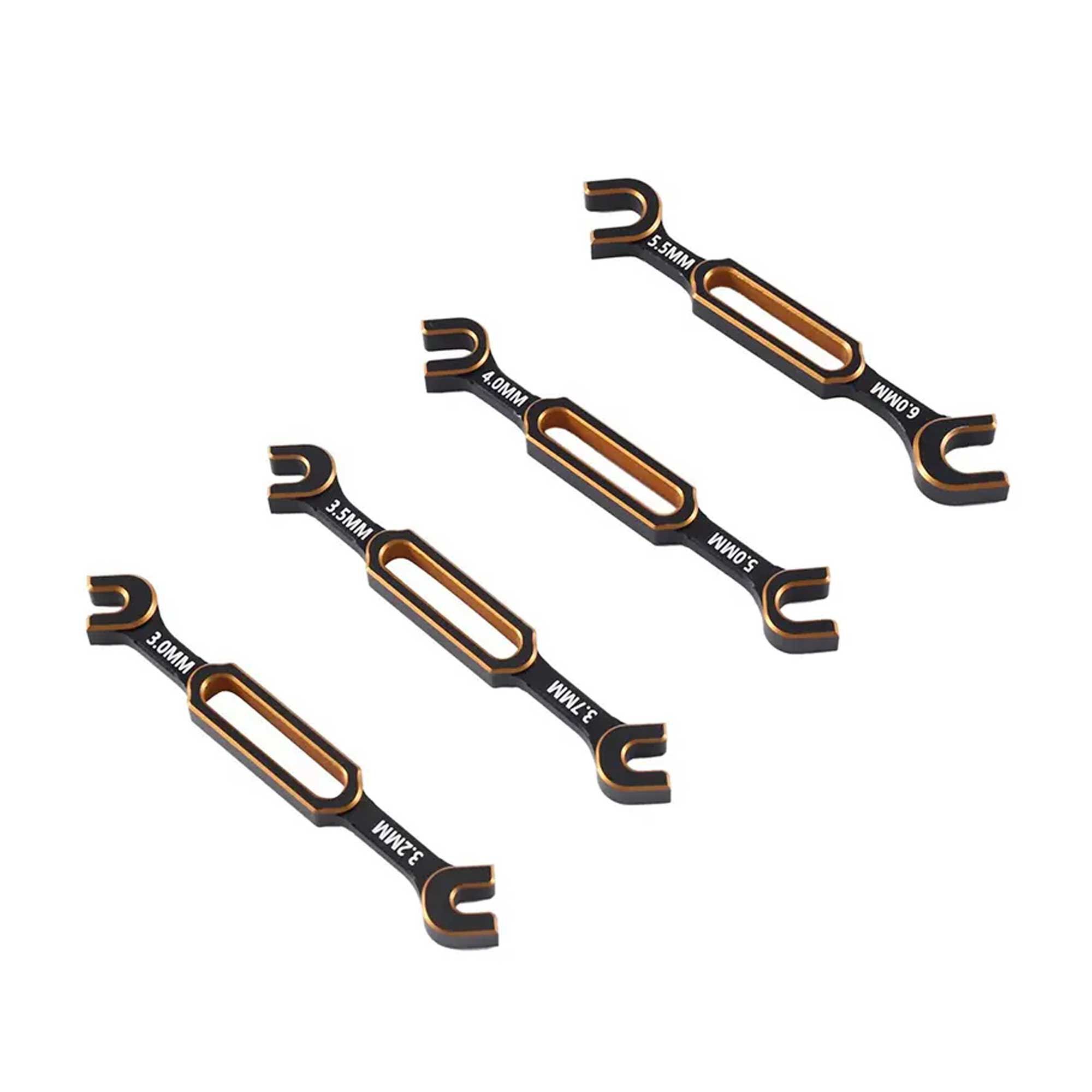 Integy Complete Turnbuckle Wrench Set (8 Sizes) 3, 3.2, 3.5, 3.7, 4, 5, 5.5 & 6mm
