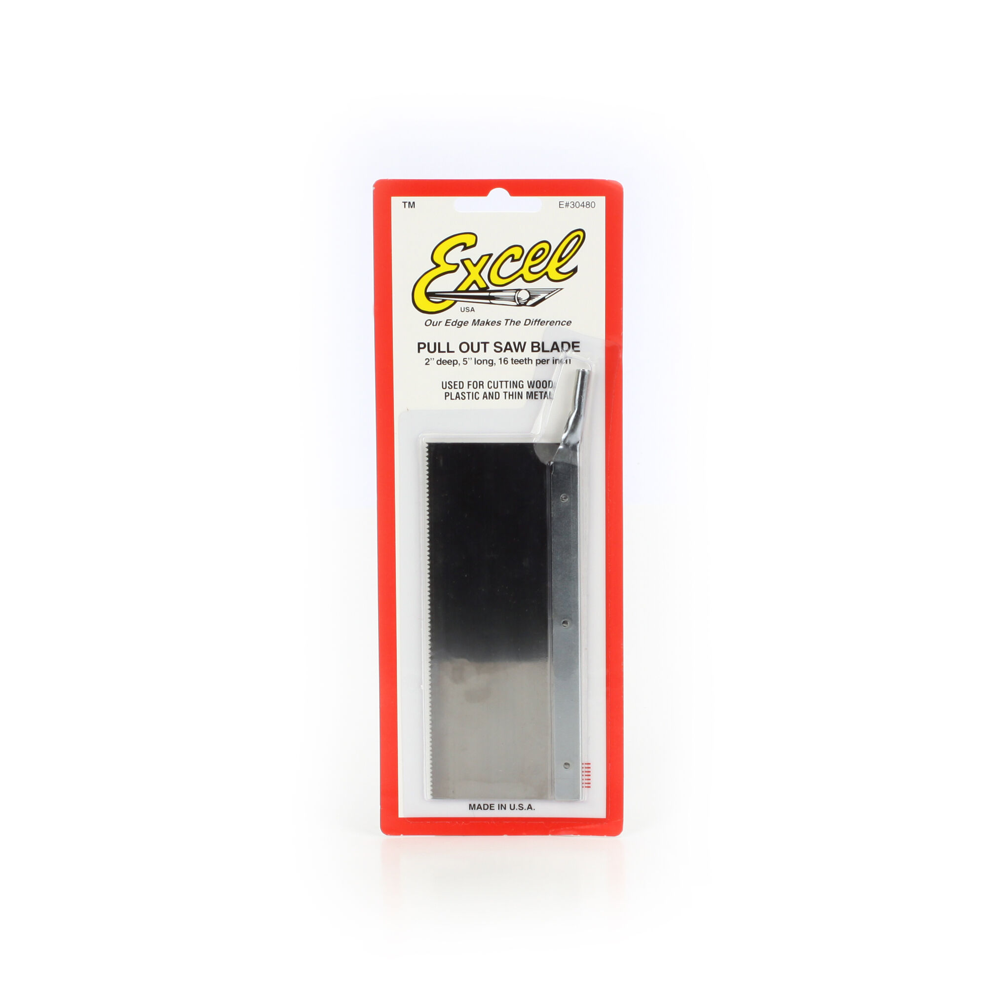 Excel Hobby Blade Corp Pull-Out Saw Blade,2" x 5"