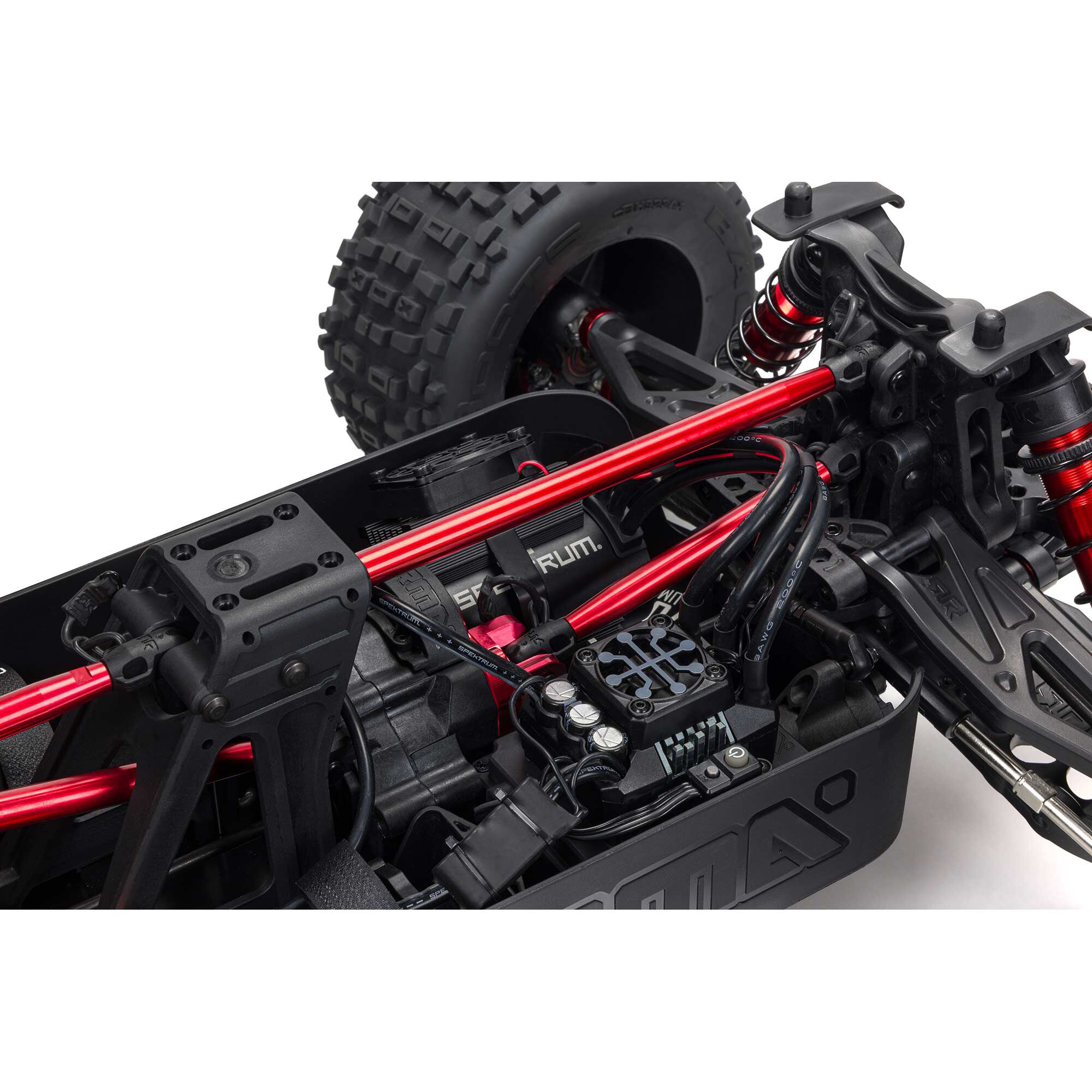 ARRMA 1/5 OUTCAST 8S EXB AVC 4X4 RTR Brushless Stunt Truck, Black