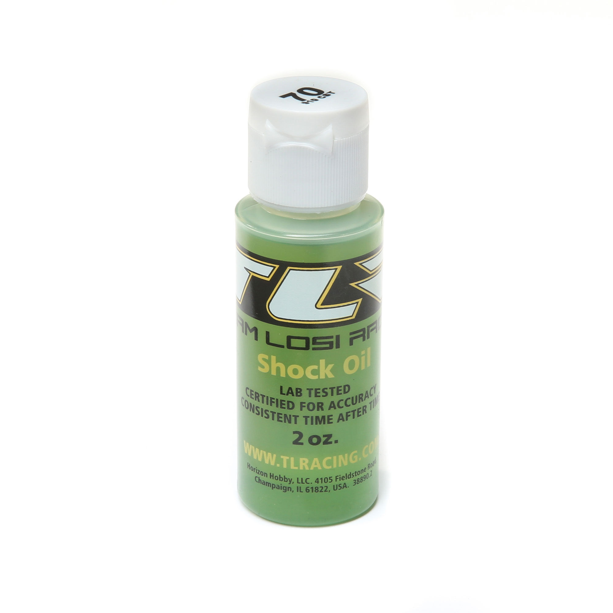 Team Losi Racing Silicone Shock Oil, 70WT, 910CST, 2oz