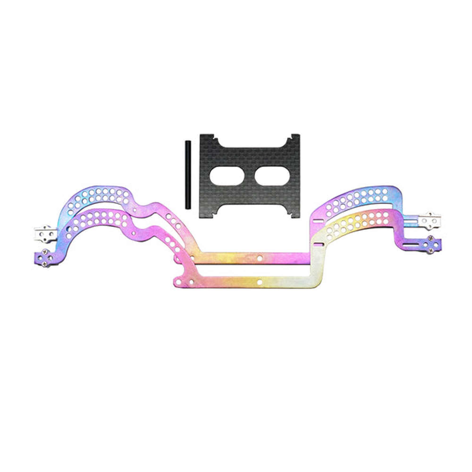 Furitek Grasshopper Titanium Frame Kit, Rainbow: TRX-4M